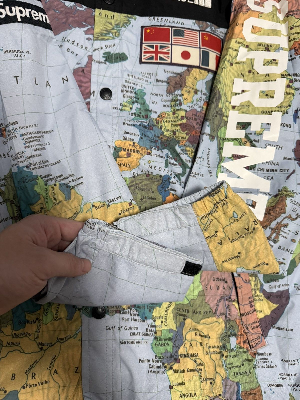 Supreme × The North Face Supreme tnf the north face maps atlas coach Jacket Size US S / EU 44-46 / 1 - 4 Thumbnail