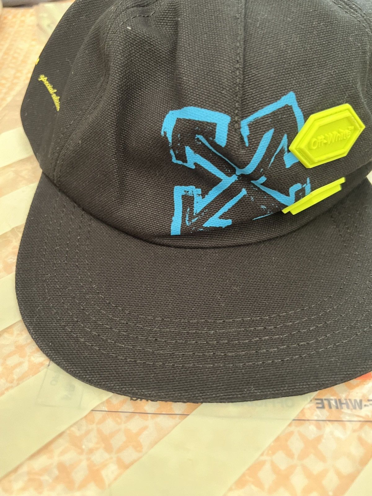Off-White Off white so wave paint cap Size ONE SIZE - 4 Thumbnail