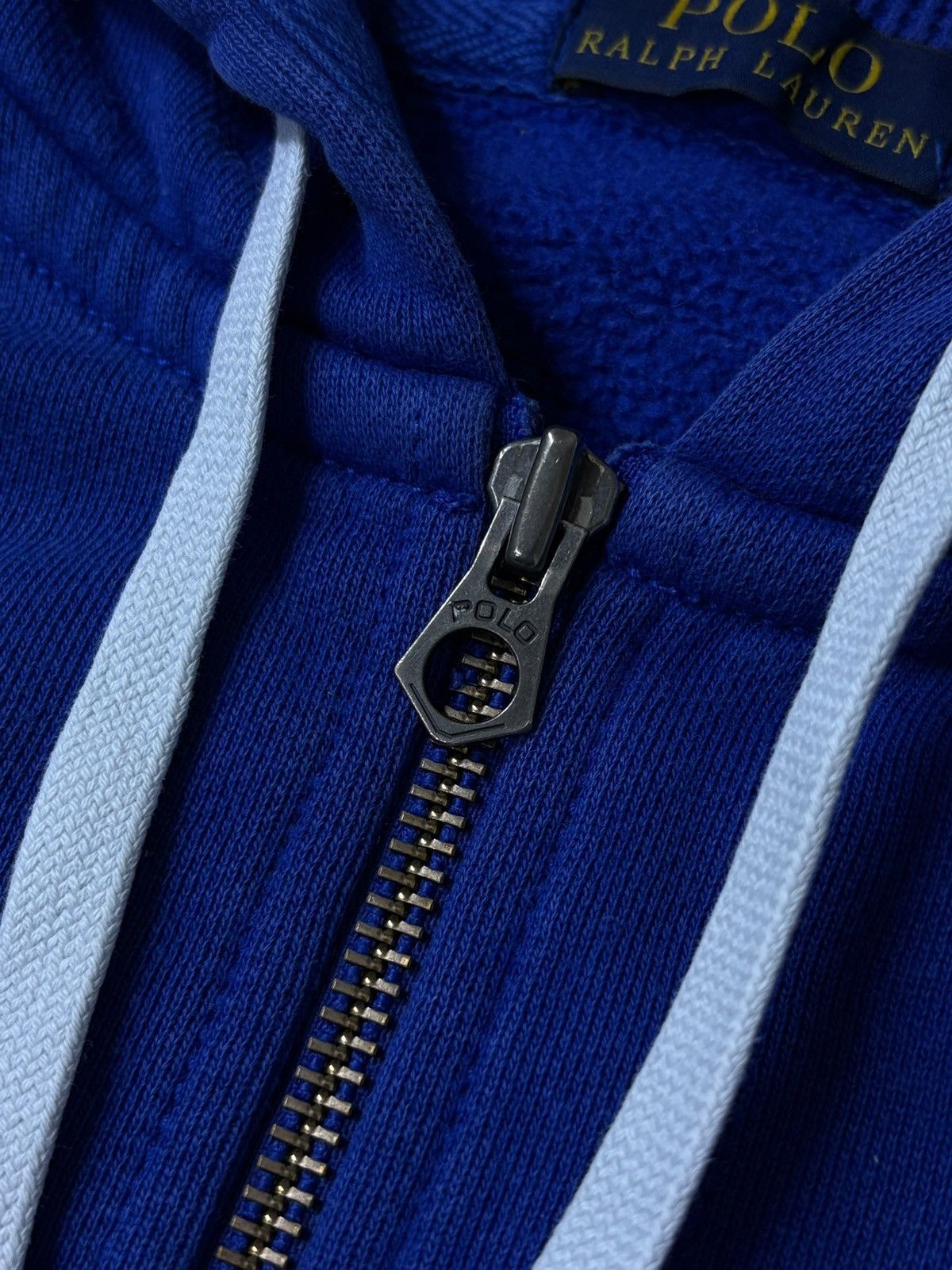Polo Ralph Lauren Vintage Polo Ralph Lauren Zip Up Hoodie Royal Blue Size US XL / EU 56 / 4 - 7 Thumbnail