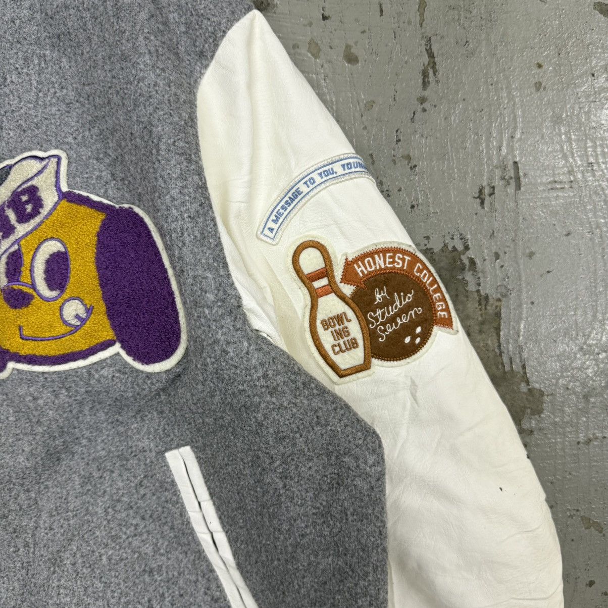 Japanese Brand Honest college by studio seven quilted varsity Jacket Size US L / EU 52-54 / 3 - 4 Thumbnail