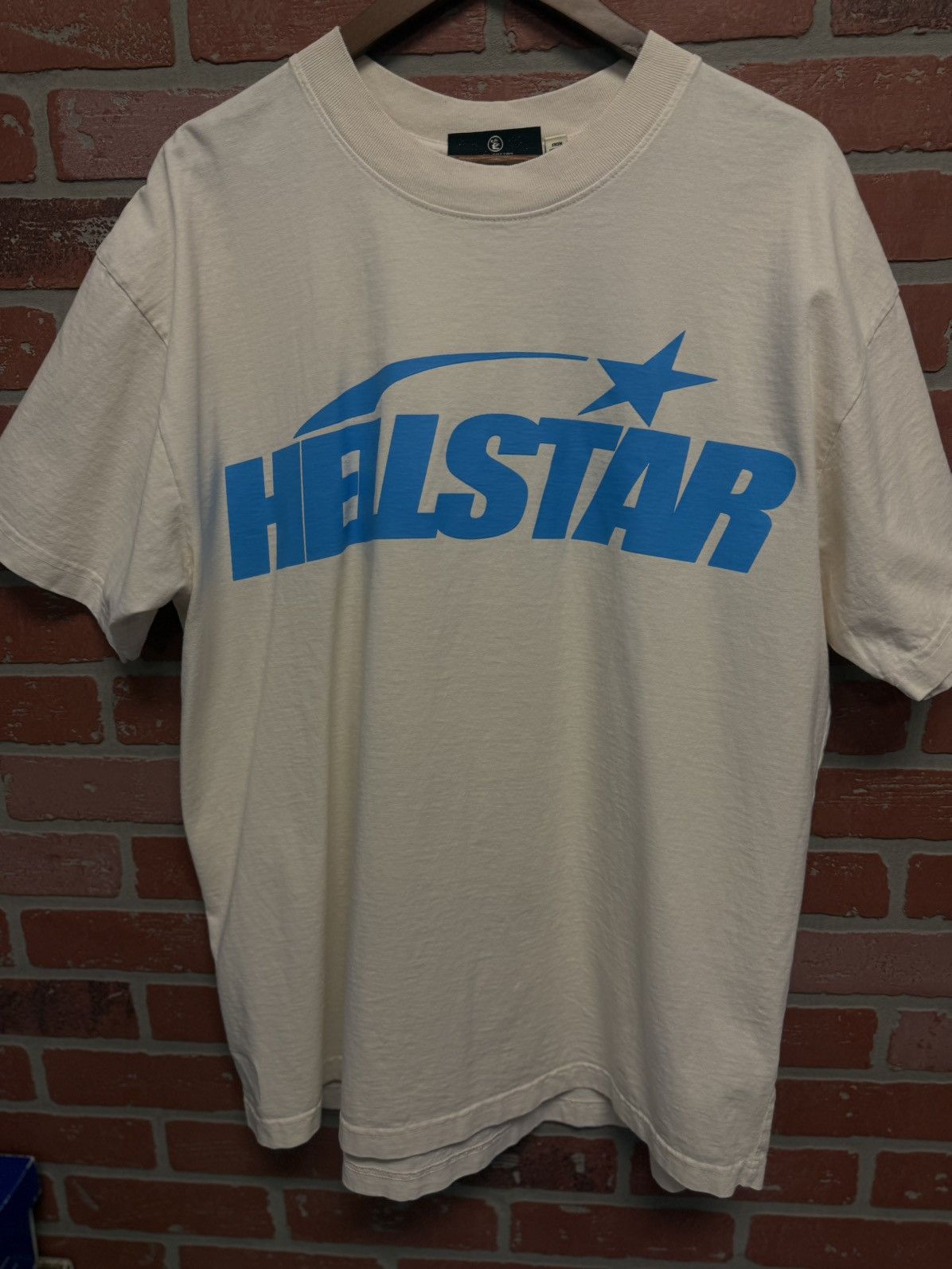 HELLSTAR Hellstar “Blue Logo” Tee Shirt Size L (NEW) Authentic Size US L / EU 52-54 / 3 - 4 Thumbnail