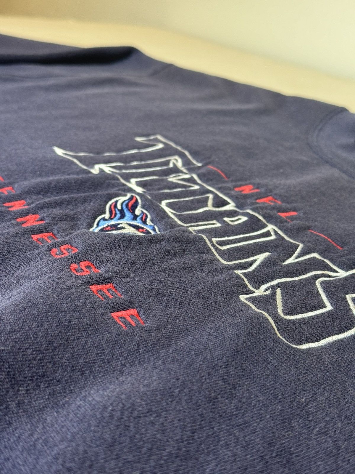 NFL × Vintage Tennessee Titans Embroidered Crewneck Pullover Sweatshirt Size US M / EU 48-50 / 2 - 3 Thumbnail