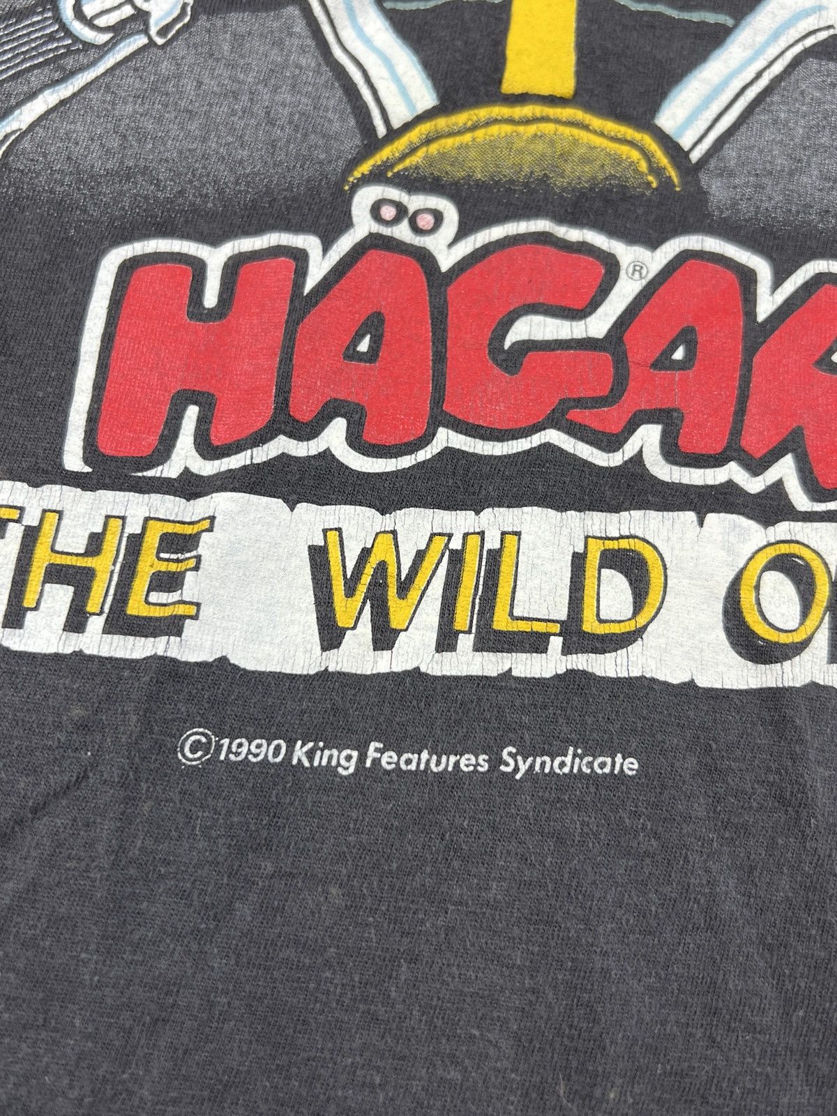 Cartoon Network Vintage 90s Hagar the Horrible American Comic Biker Viking Size US L / EU 52-54 / 3 - 4 Thumbnail