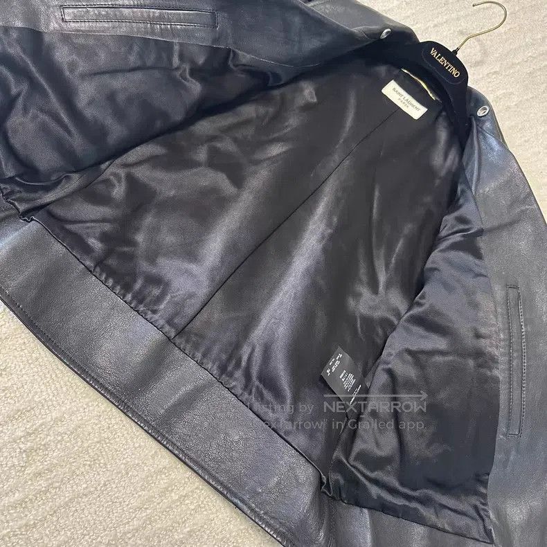 Saint Laurent Paris Saint Laurent Paris Classic Sheepskin Biker Jacket with St Size XS / US 0-2 / IT 36-38 - 7 Thumbnail