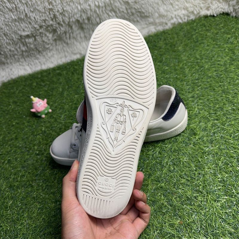 Gucci Gucci Fashionable White Sneaker with Leopard Design Size US 8 / EU 41 - 5 Thumbnail