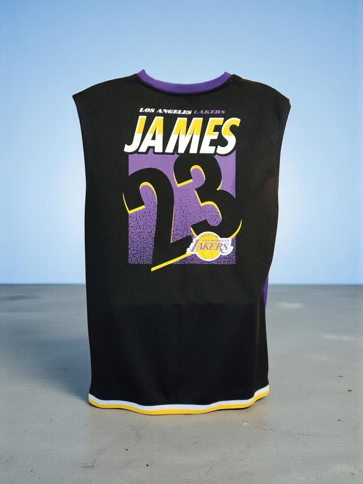 Great Lakes Recreation Official Los Angeles Lakers #23 Basketball Jersey Purple Size ONE SIZE - 4 Thumbnail