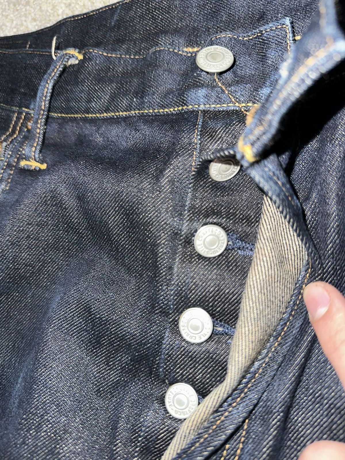 Evisu EVISU JEANS daicock big logo gold selvedge denim Japan Size US 34 / EU 50 - 8 Thumbnail