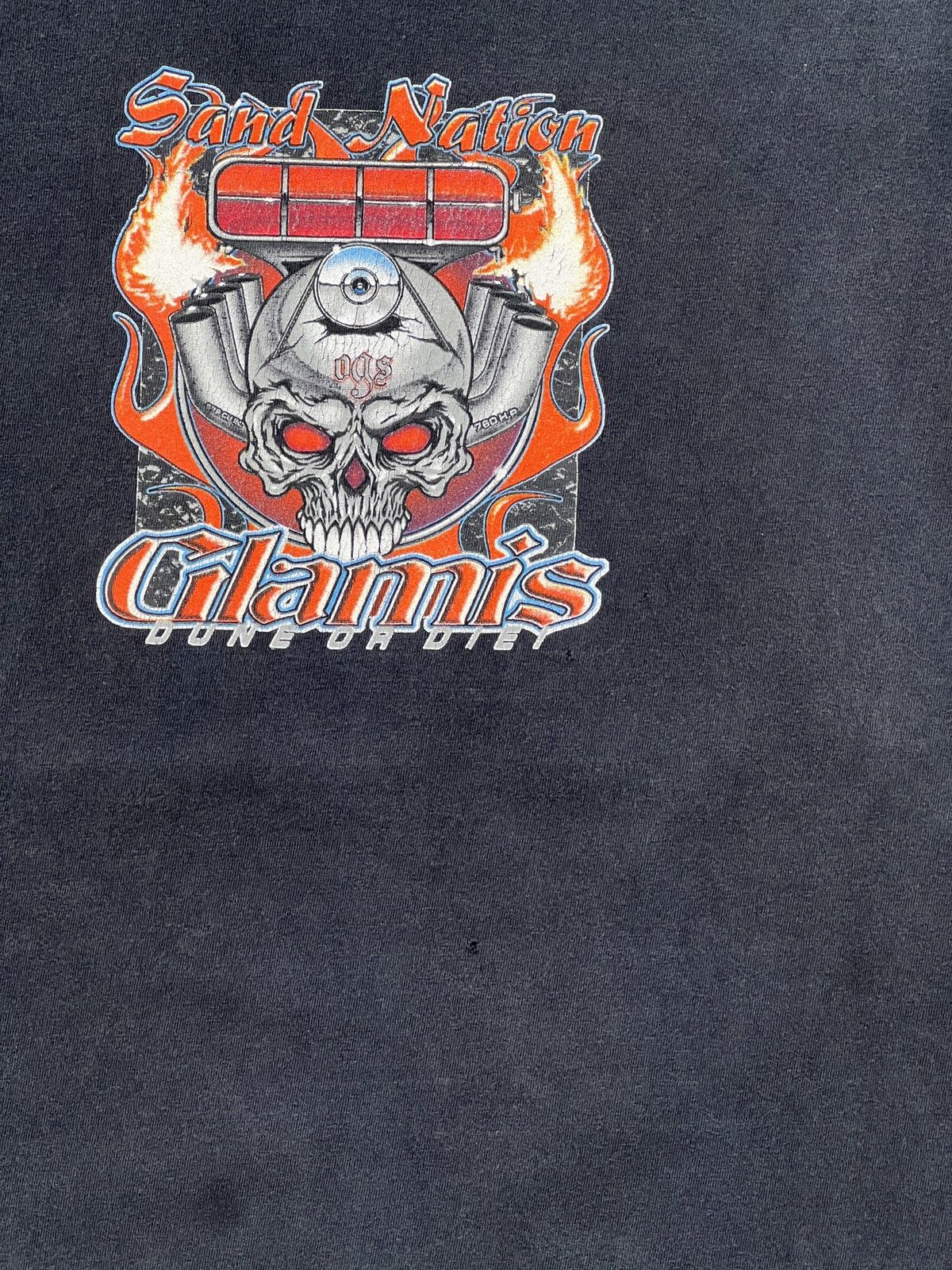 Harley Davidson Vintage Sand Nation Skull Engine Gilman's Flame Sleeve 3XL Size US XXL / EU 58 / 5 - 6 Thumbnail
