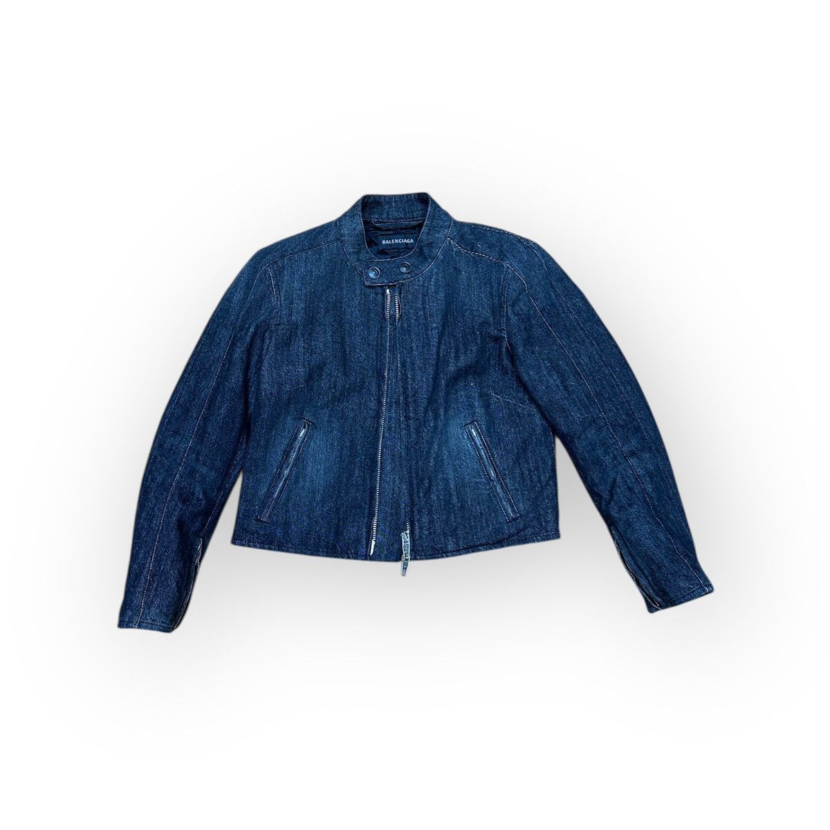 Balenciaga Balenciaga Shrunk Racer Jacket | Grailed