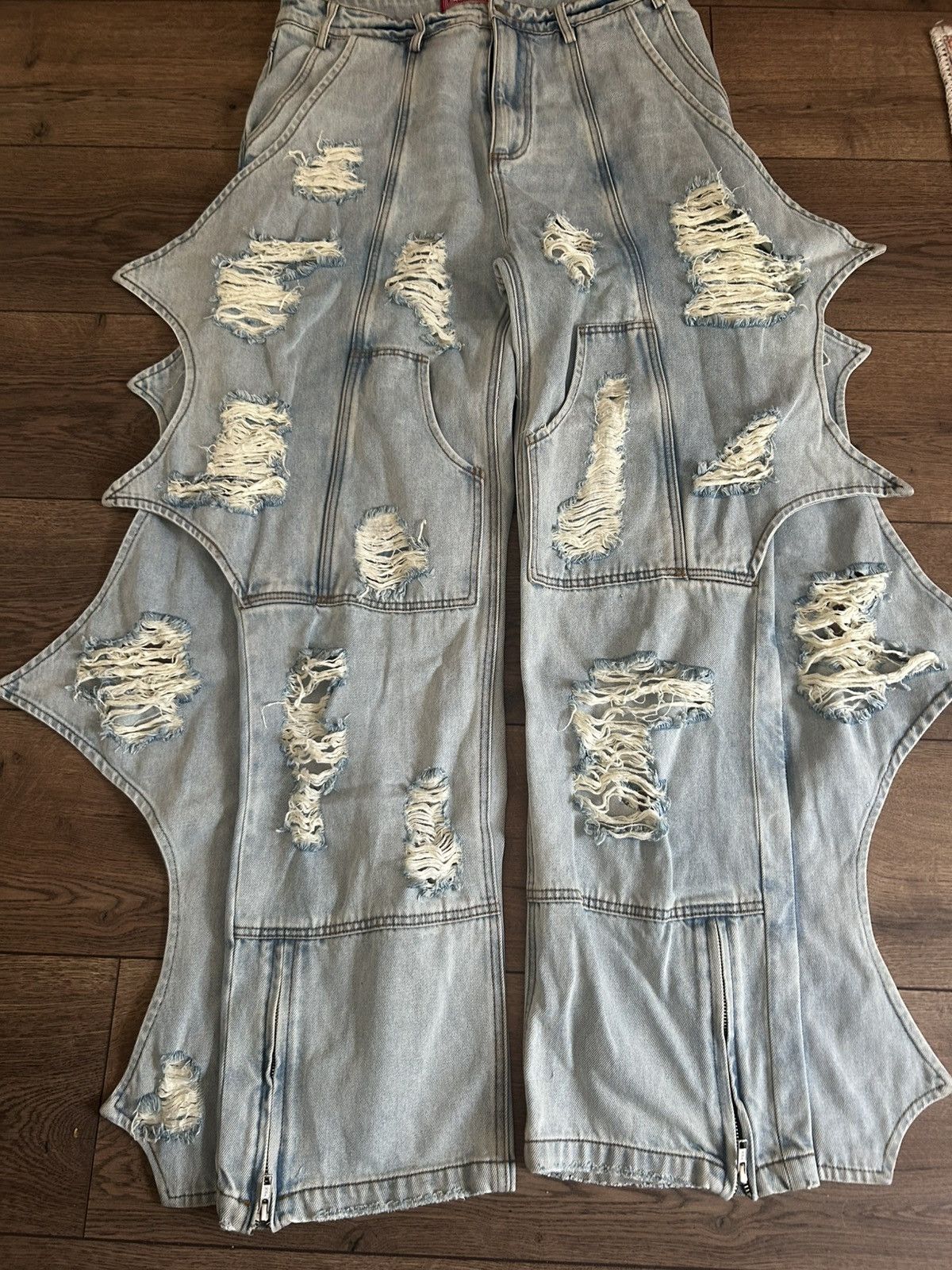 Other PCCVision ripped oversized blue jeans Size US 34 / EU 50 - 1 Thumbnail