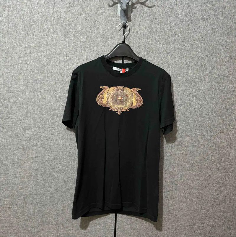 Givenchy Givenchy Men's Black Cotton T-Shirt 0089 Size US S / EU 44-46 / 1 - 1 Thumbnail