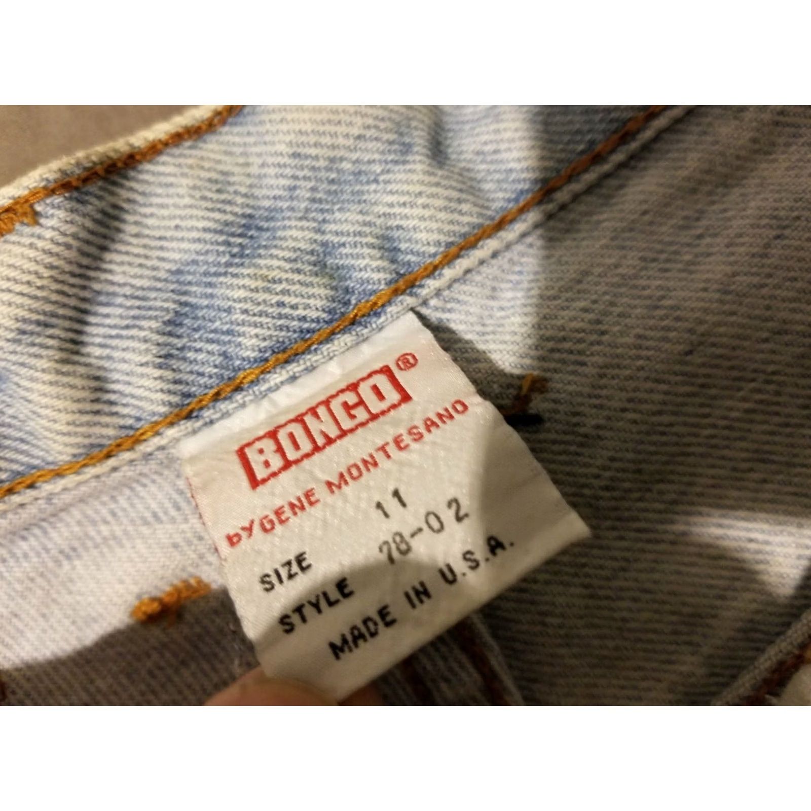 Vintage VINTAGE Bongo Shorts Womens 11 Blue Denim Jean Size 32" / US 10 / IT 46 - 4 Thumbnail