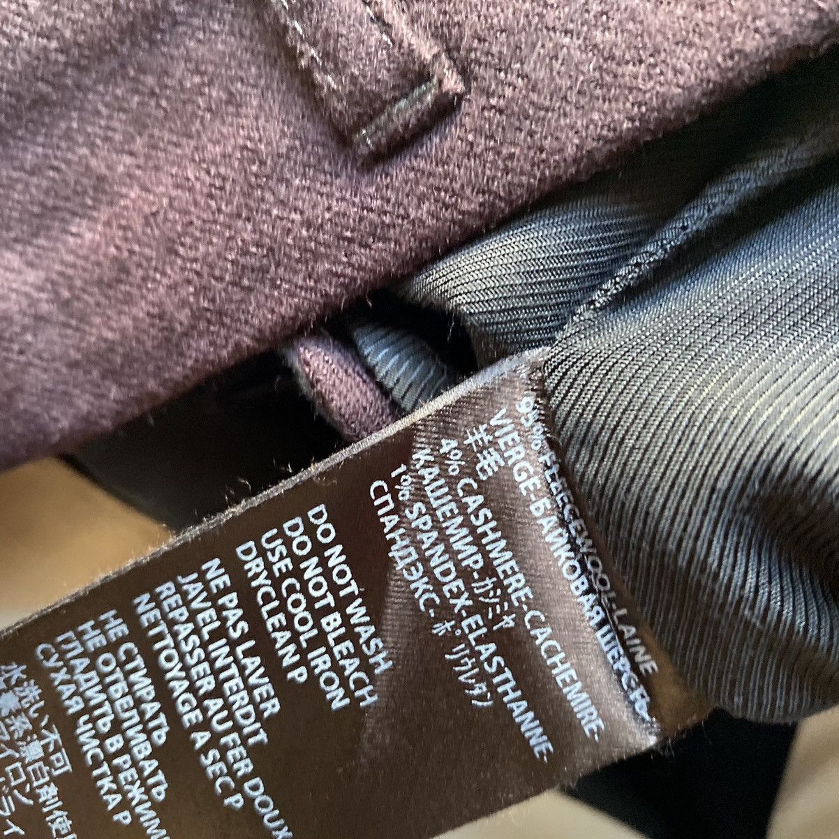 Haider Ackermann Fleece/Cashmere Blend Drop Crotch Cropped Pants Size US 32 / EU 48 - 6 Thumbnail