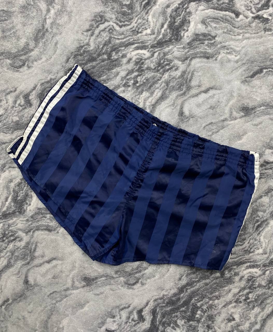 Adidas Vintage Adidas 80s West Germany Nylon Shorts Men Size L Blue Size US 34 / EU 50 - 1 Thumbnail