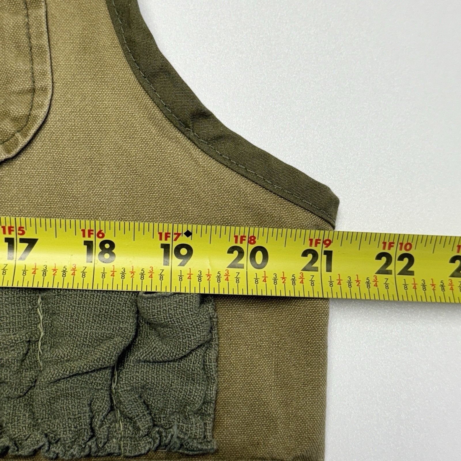 Vintage Vintage Sport Bilt Shooting Vest Mens Medium Green Canvas Fu Size US M / EU 48-50 / 2 - 10 Thumbnail