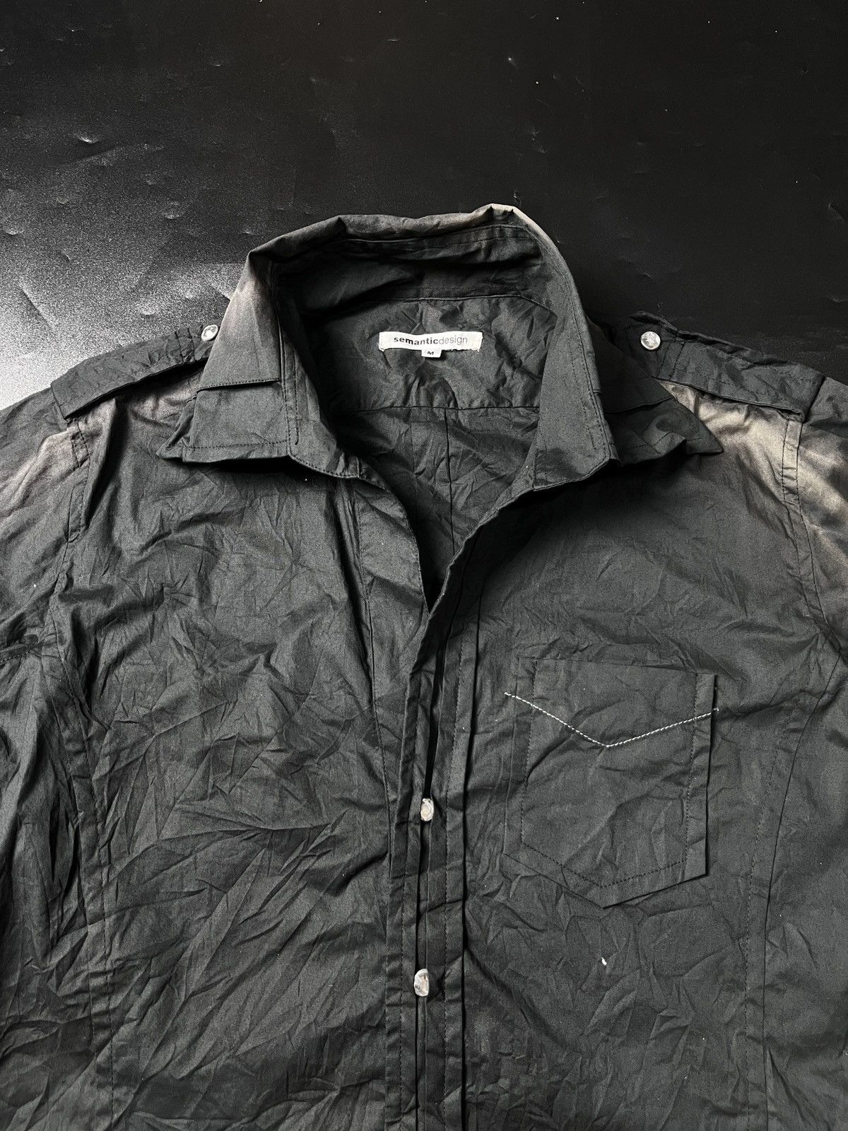 semanticdesign Crazy Semantic Desgin Black fade shirt Size US M / EU 48-50 / 2 - 3 Thumbnail