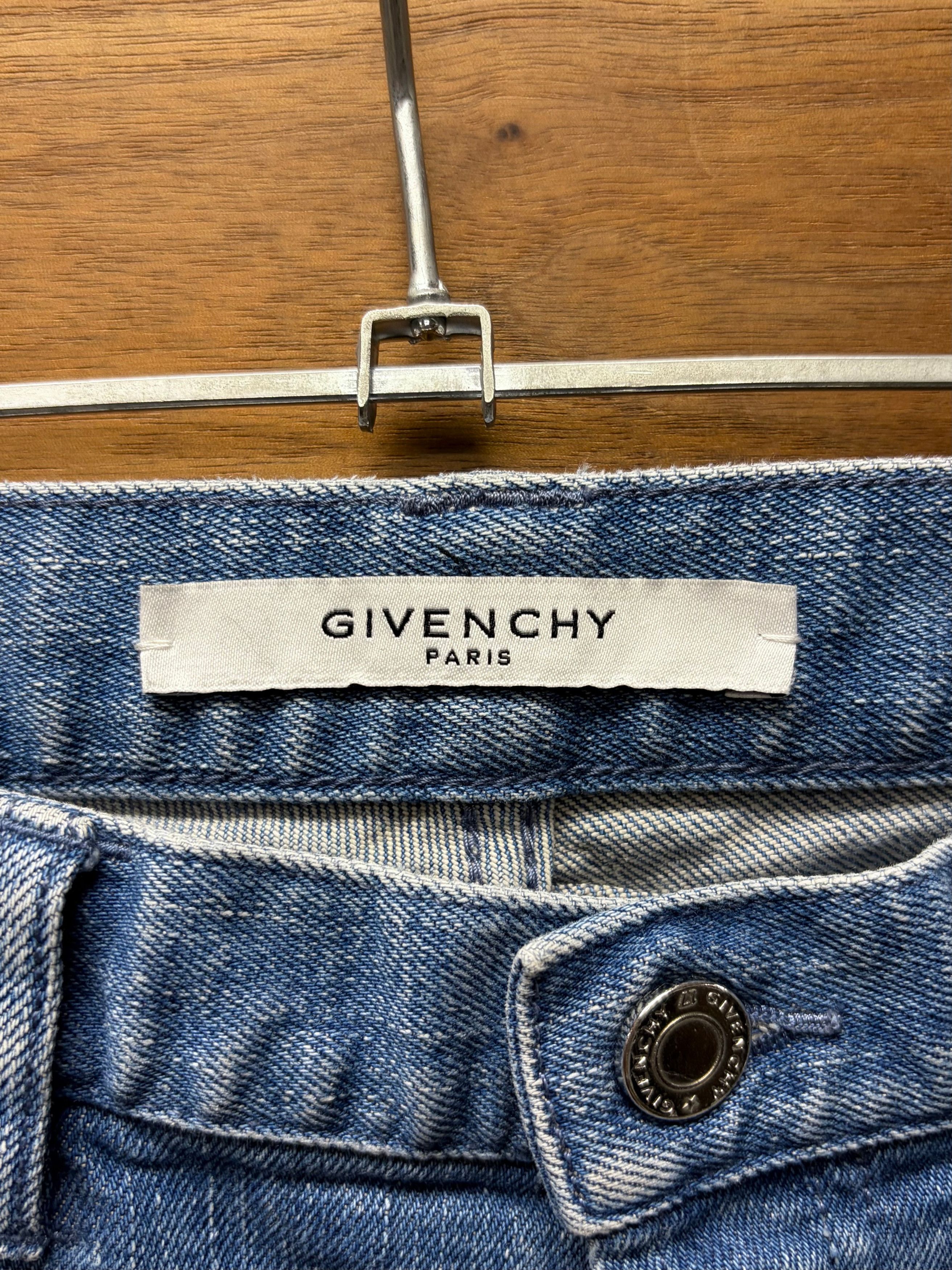 Givenchy ‘Star Patch’ Blue Skinny Jeans Size US 30 / EU 46 - 3 Thumbnail