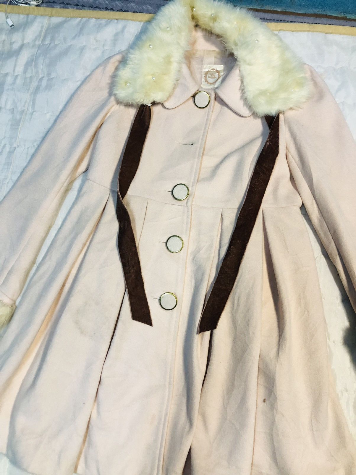 Japanese Brand Ank Rouge Long Jacket (14) Size ONE SIZE - 3 Thumbnail
