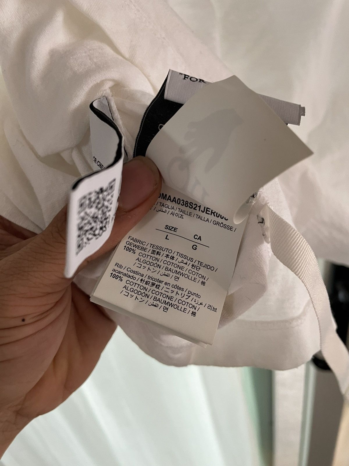 Off-White Off White Adam is Eve Size US L / EU 52-54 / 3 - 8 Thumbnail