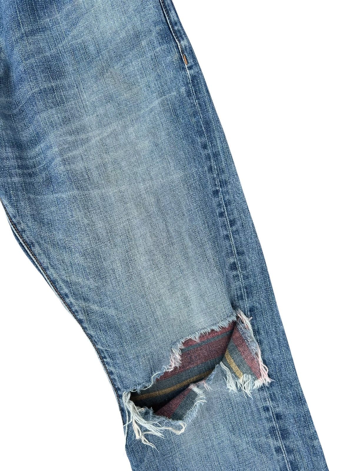 Kapital Vintage Takeo Kikuchi Japanese Distressed Denim Jeans Size US 32 / EU 48 - 6 Thumbnail