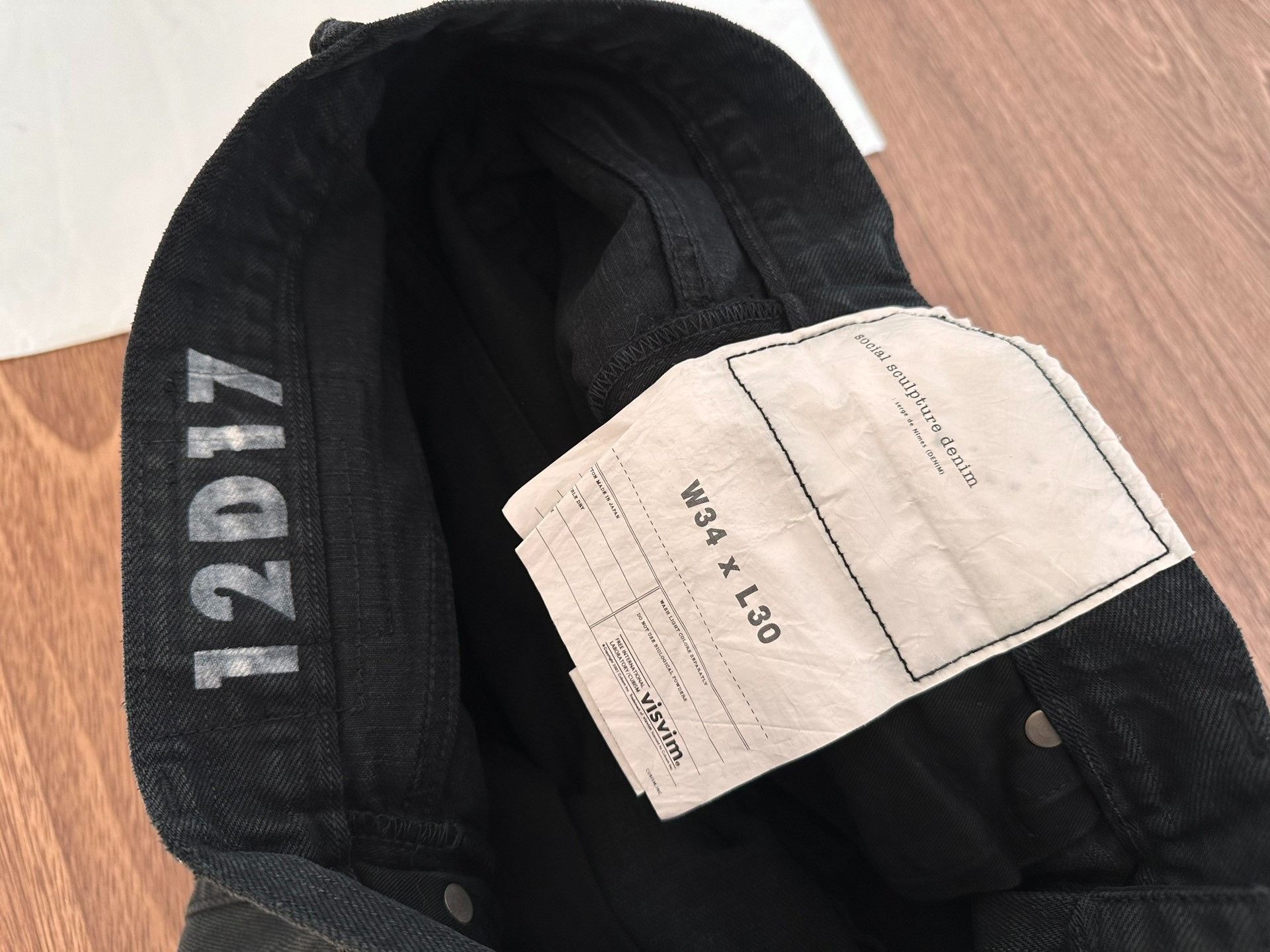 Visvim VISVIM 21SS SOCIAL SCULPTURE 12 BLK. jeans Nextarrow-2501 Size US 34 / EU 50 - 3 Thumbnail