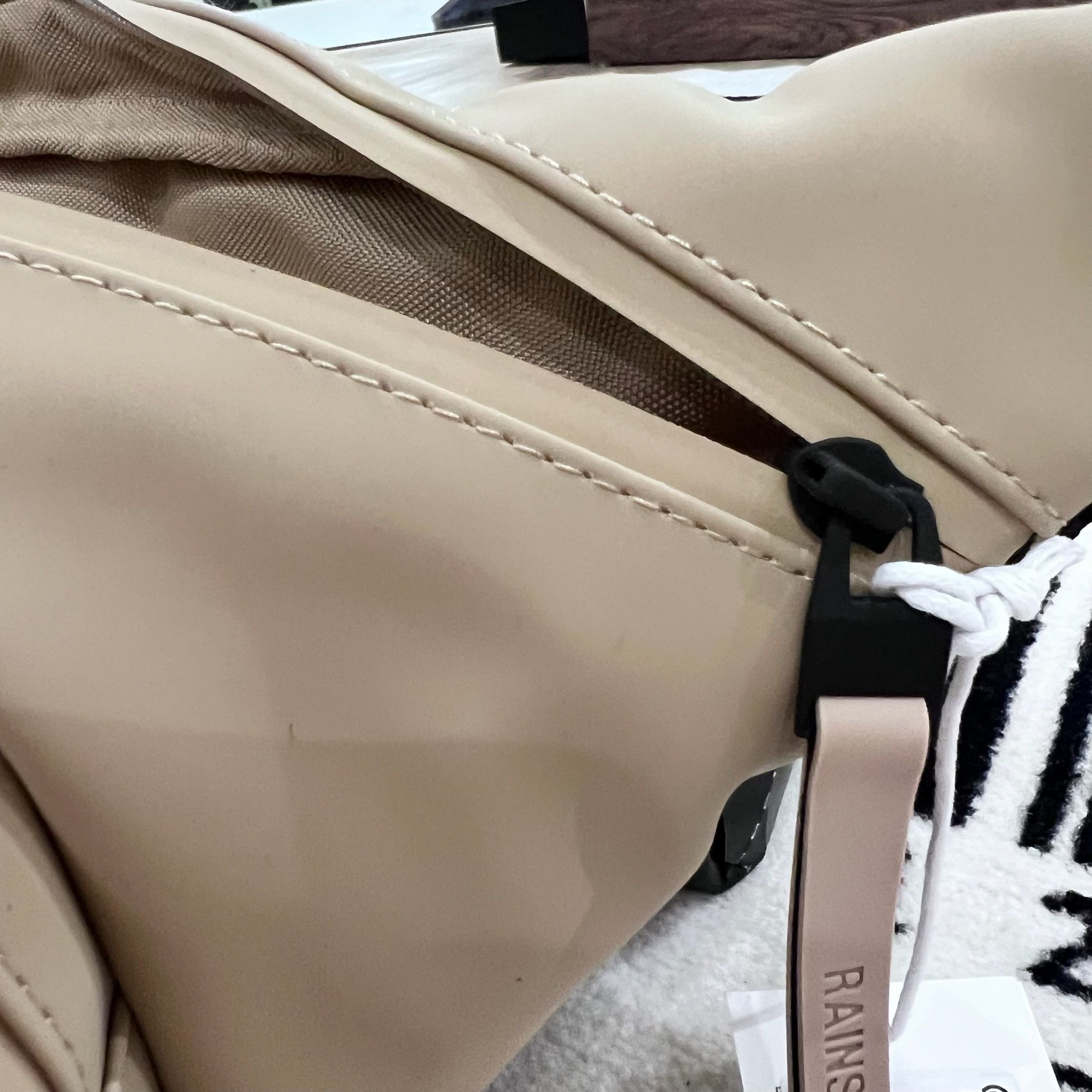 Rains Rains Bum Metallic Bag W3 Waterproof Sling / Belt Bag - Sand Size ONE SIZE - 5 Thumbnail