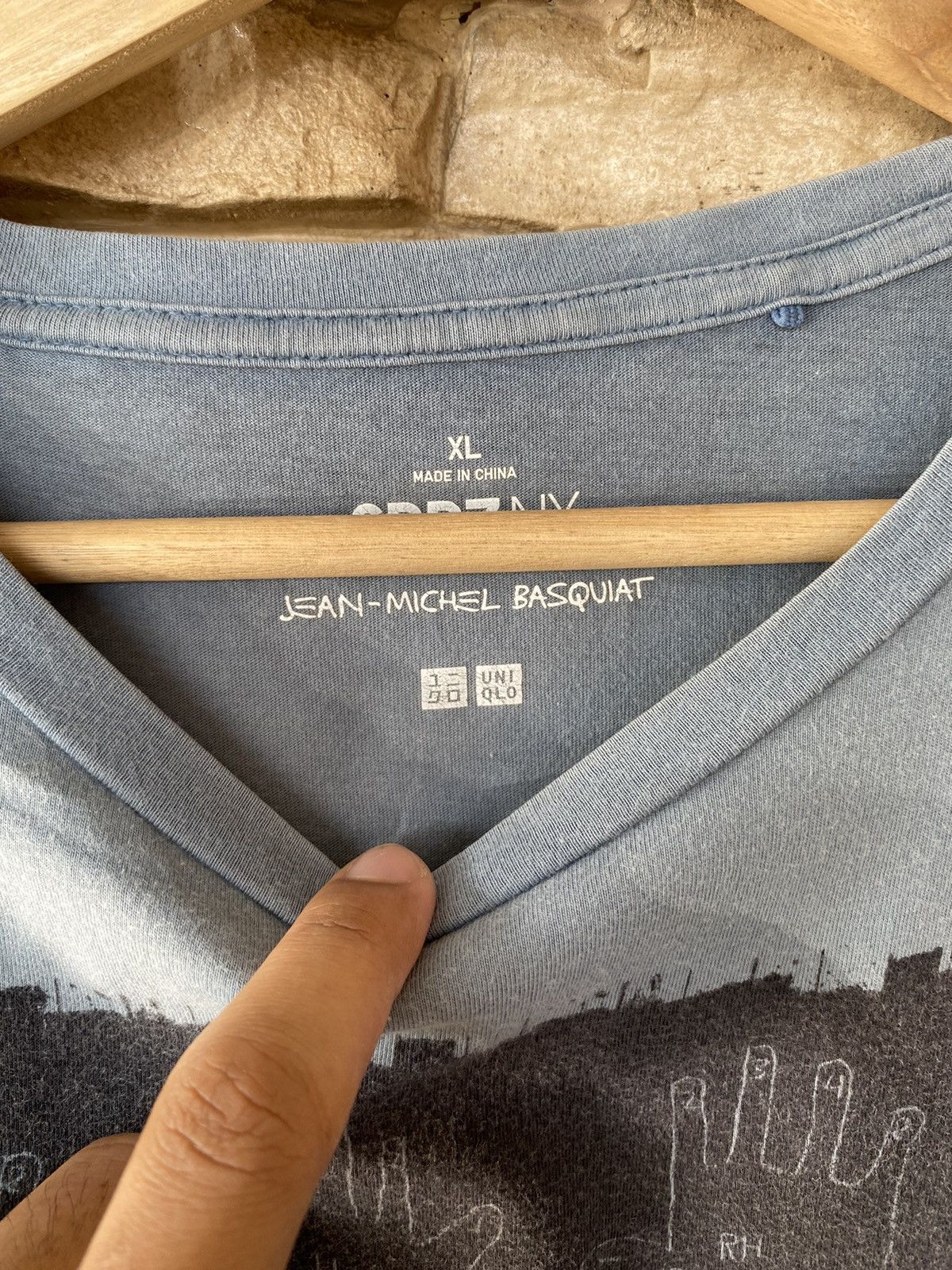 Jean-Michel Basquiat × Uniqlo Uniqlo X Jean Michel Basquiat Size US XL / EU 56 / 4 - 4 Thumbnail