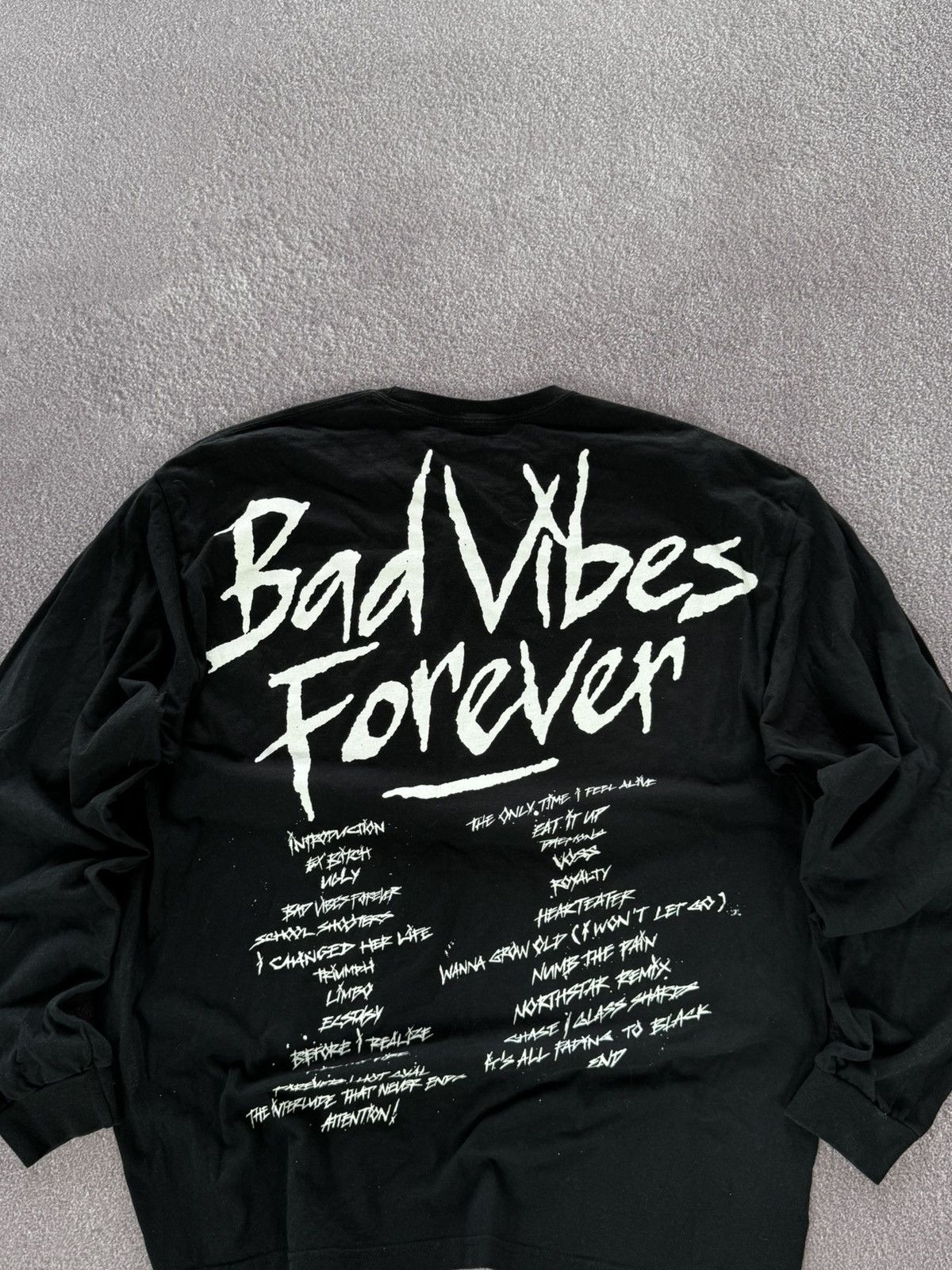 Rap Tees XXXTENTACION Bad Vibes Forever People Suck Longsleeve Size US XXL / EU 58 / 5 - 2 Thumbnail