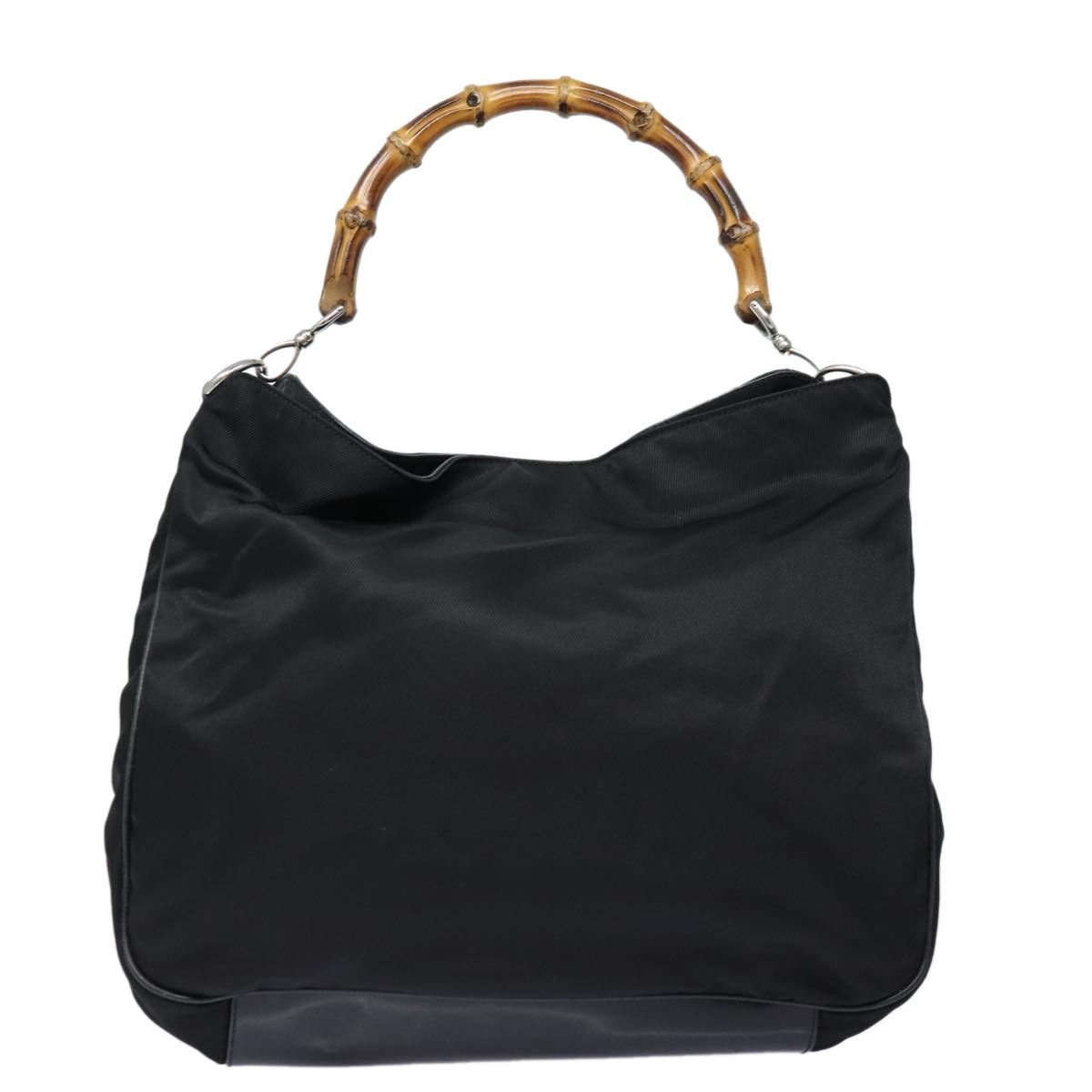 Bamboo Black Synthetic Shoulder Bag (Pre-Owned)