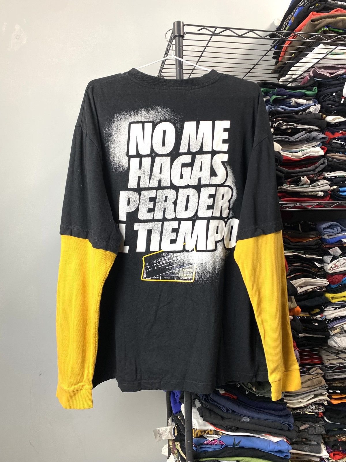 Rap Tees Rare! Y2K Vintage Bronco Estilo Hip Hop Longsleeve Jnco Size US XL / EU 56 / 4 - 1 Thumbnail