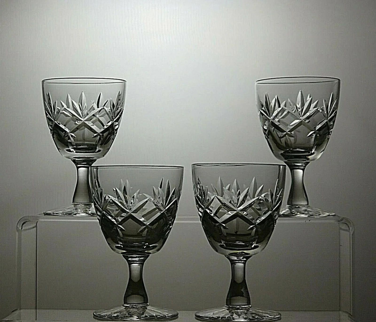 Other Webb Corbett Crystal Prince Charles Cut 4 Sherry Glasses Size ONE SIZE - 2 Thumbnail