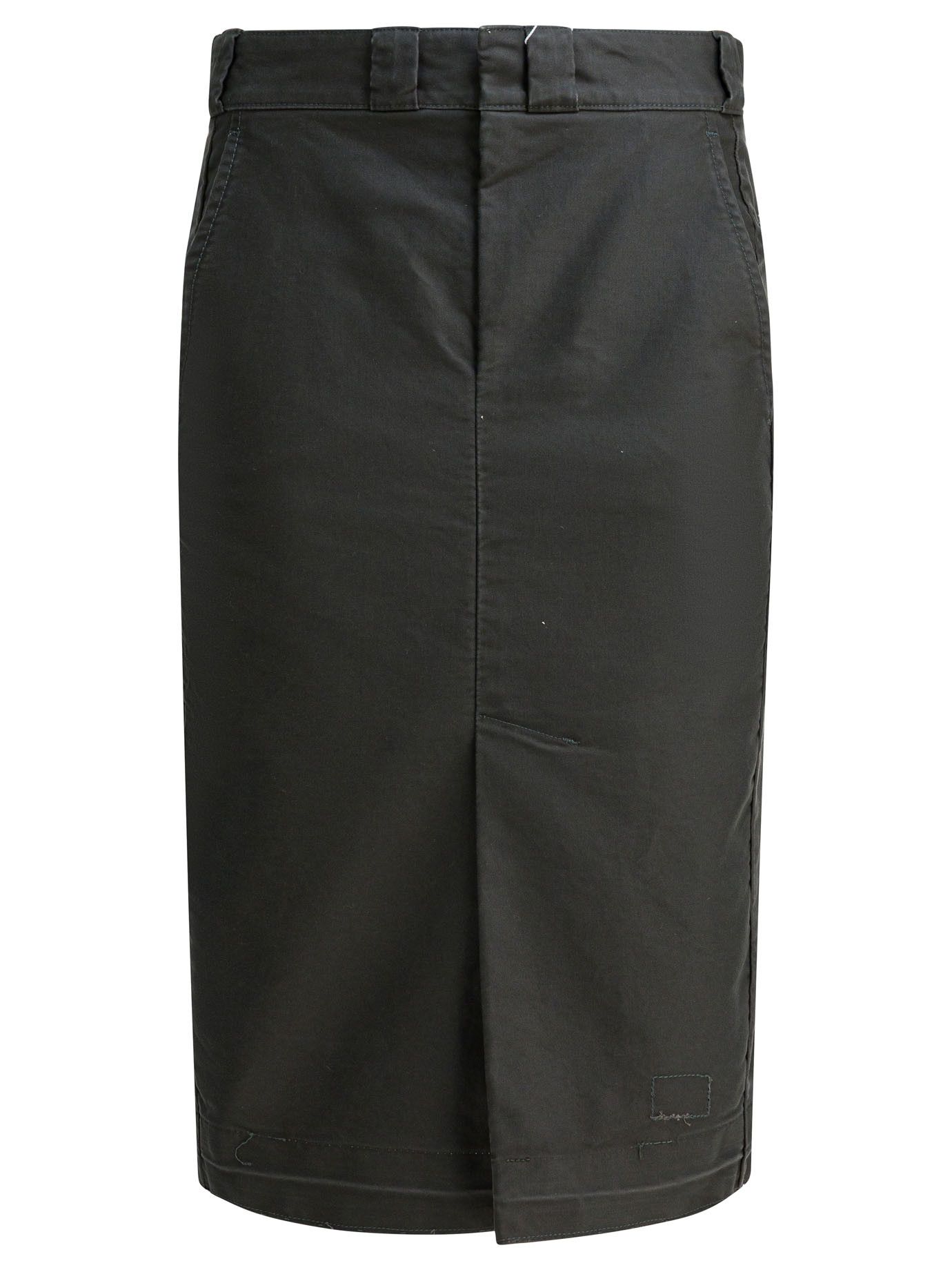 Cotton Midi Skirt