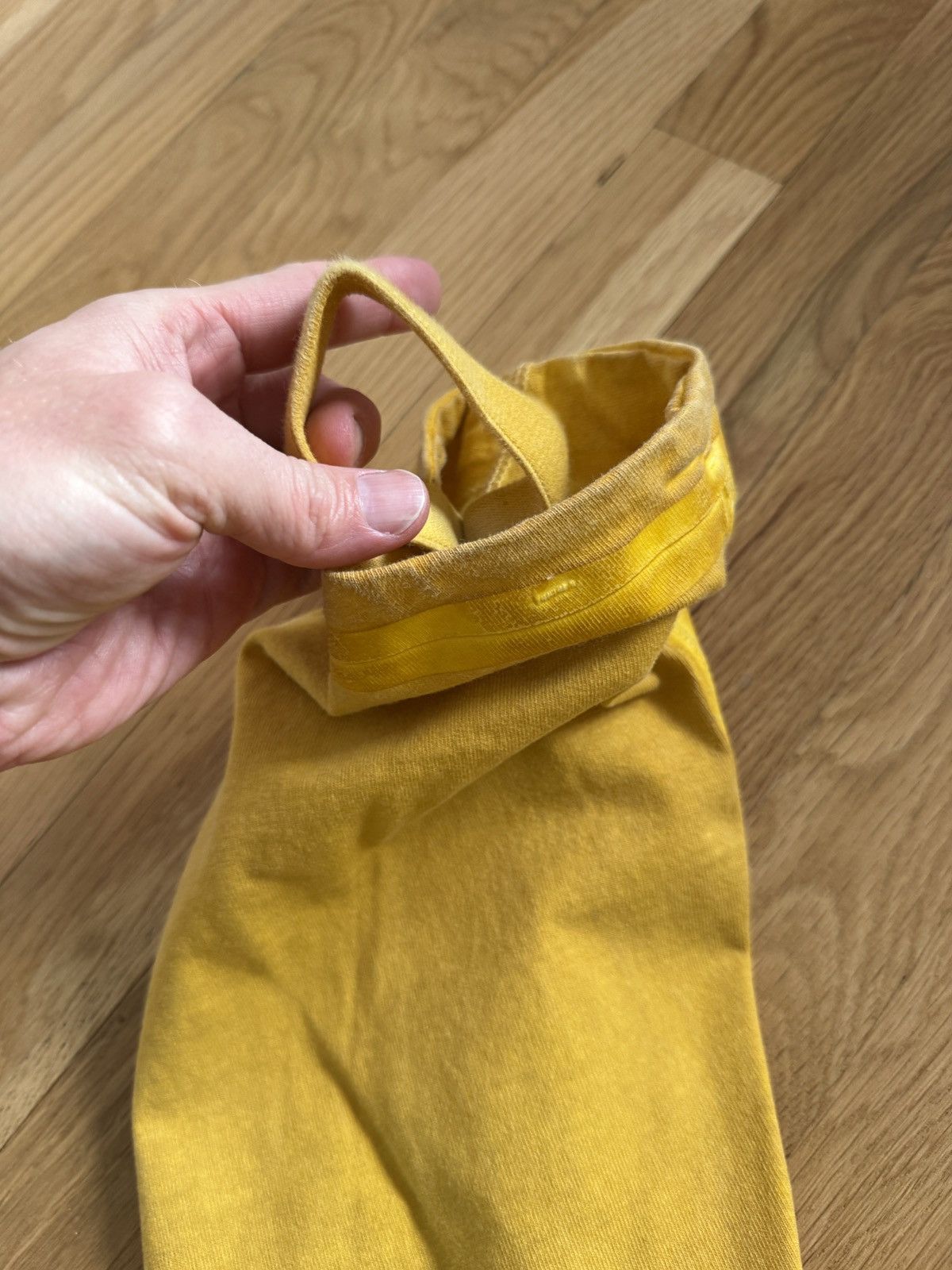 Boris Bidjan Saberi Boris Bidjan Saberi Sz S yellow pants tape seam Size US 30 / EU 46 - 4 Thumbnail