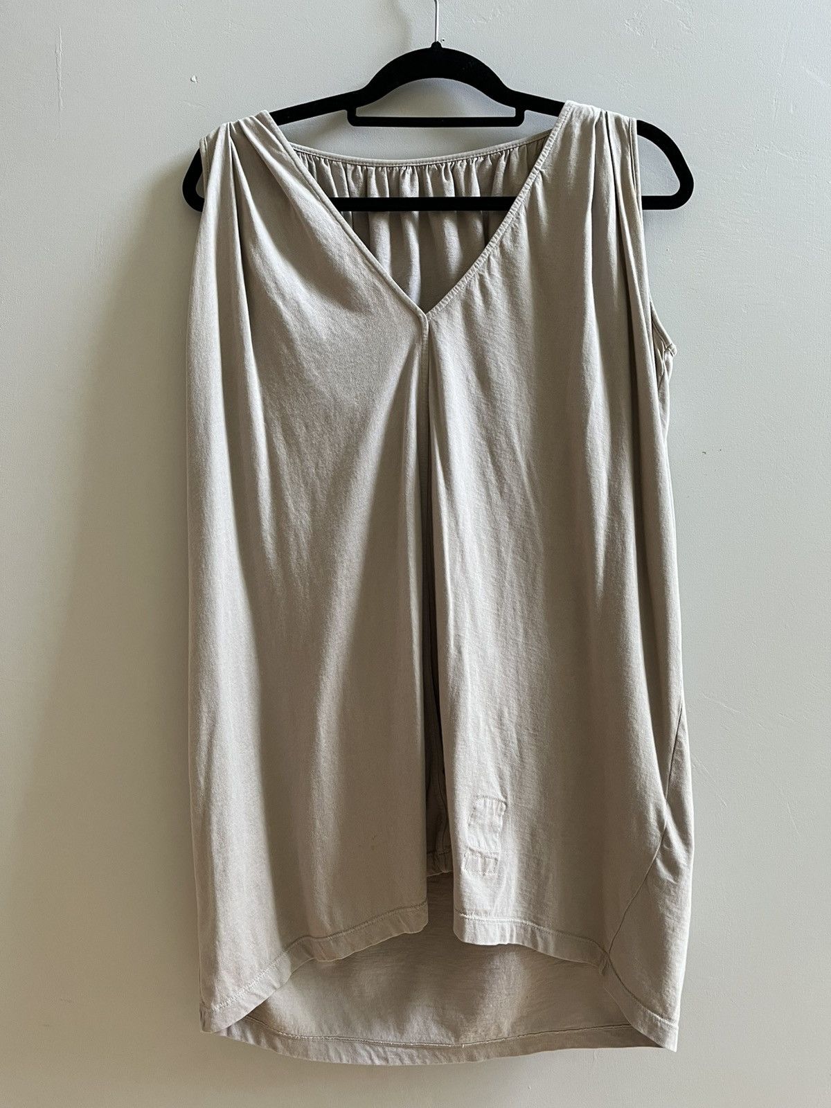 Rick Owens Drkshdw Rick Owens DRKSHDW cape tank tunic in Pearl, size M Size M / US 6-8 / IT 42-44 - 2 Thumbnail