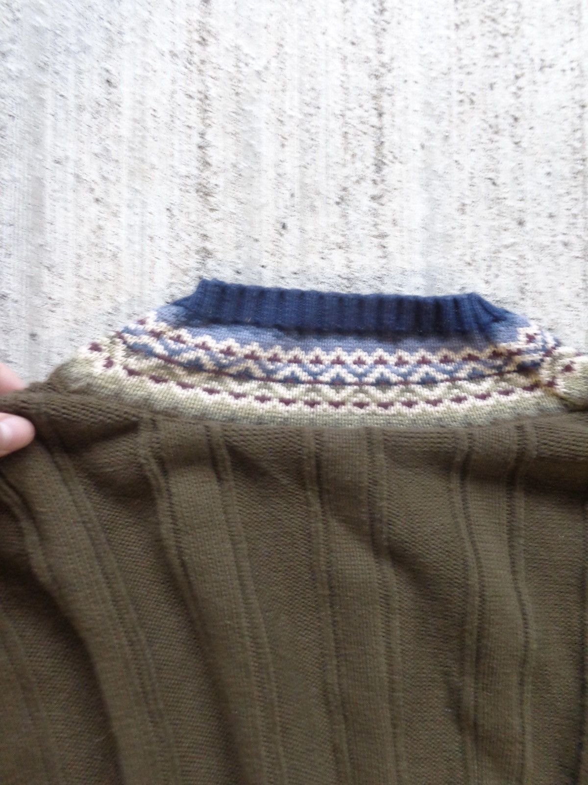 Japanese Brand × Vintage Aeropostale 2000s ribbed pretty v neck sweater Size US L / EU 52-54 / 3 - 5 Thumbnail
