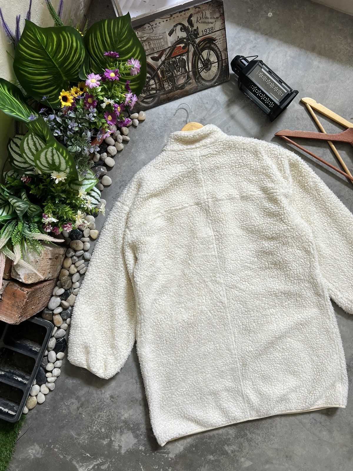 Japanese Brand × Vintage Steals🖤 First Down Deep Pile Quilted Sherpa Long Jacket Size US XXL / EU 58 / 5 - 7 Thumbnail