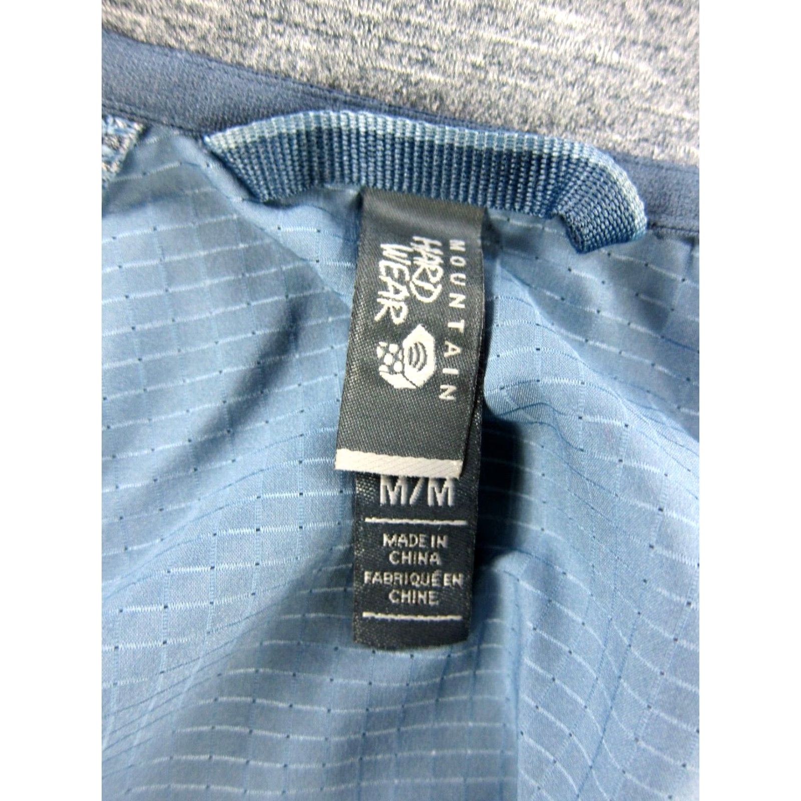 Mountain Hardwear VINTAGE Mountain Hardwear Windbreaker Jacket Women Medium Blue Grey Stretch Zip Running Hiking Windbreaker Jacket Size M / US 6-8 / IT 42-44 - 3 Thumbnail