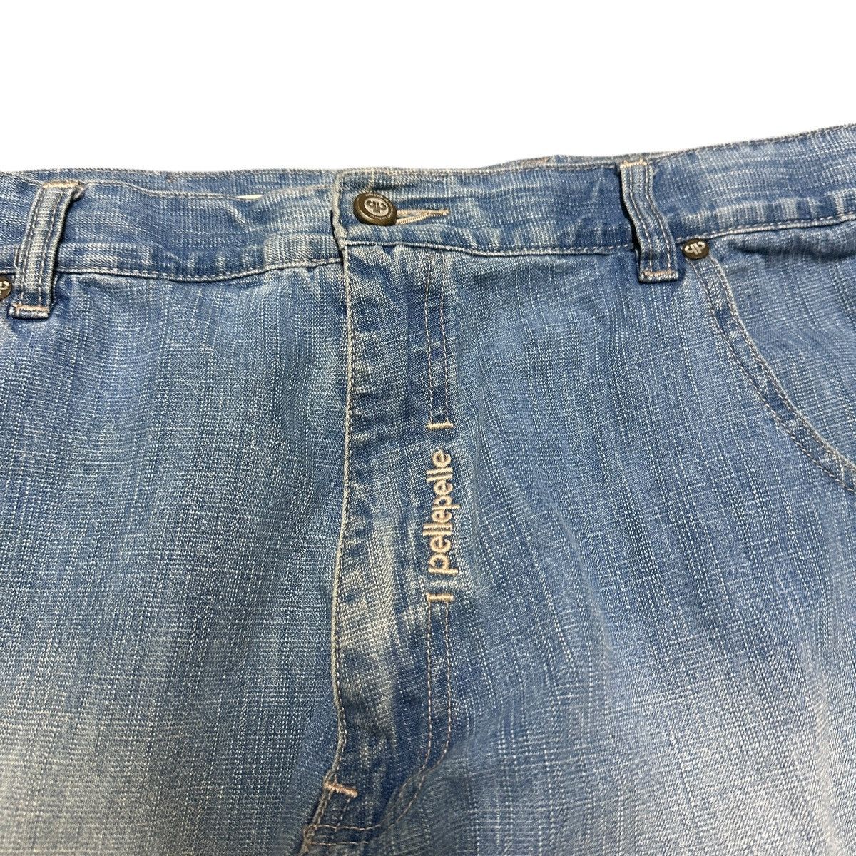Pelle Pelle × Vintage Vintage 90s Pelle Pelle Baggy Blue Denim Jeans Size US 38 / EU 54 - 6 Thumbnail