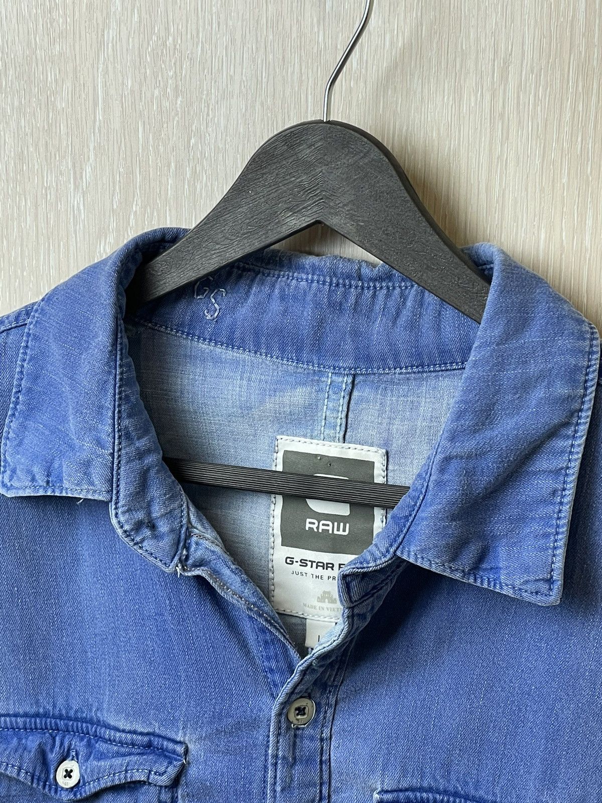 G-Star G-Star Raw Denim Shirt Size L Size US L / EU 52-54 / 3 - 6 Thumbnail