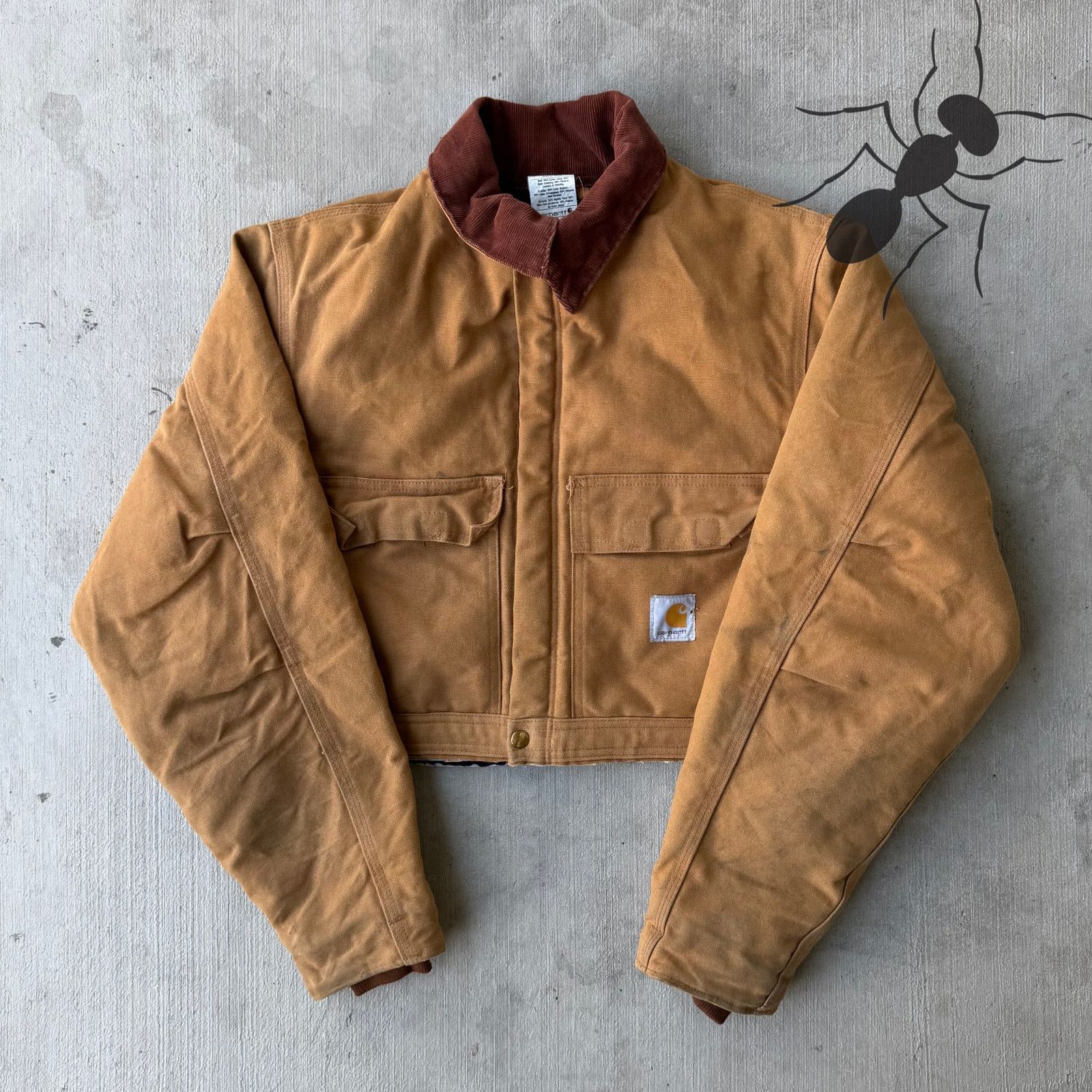 Carhartt × Vintage Carhartt brown cropped Detroit style work wear jacket Size US M / EU 48-50 / 2 - 1 Thumbnail
