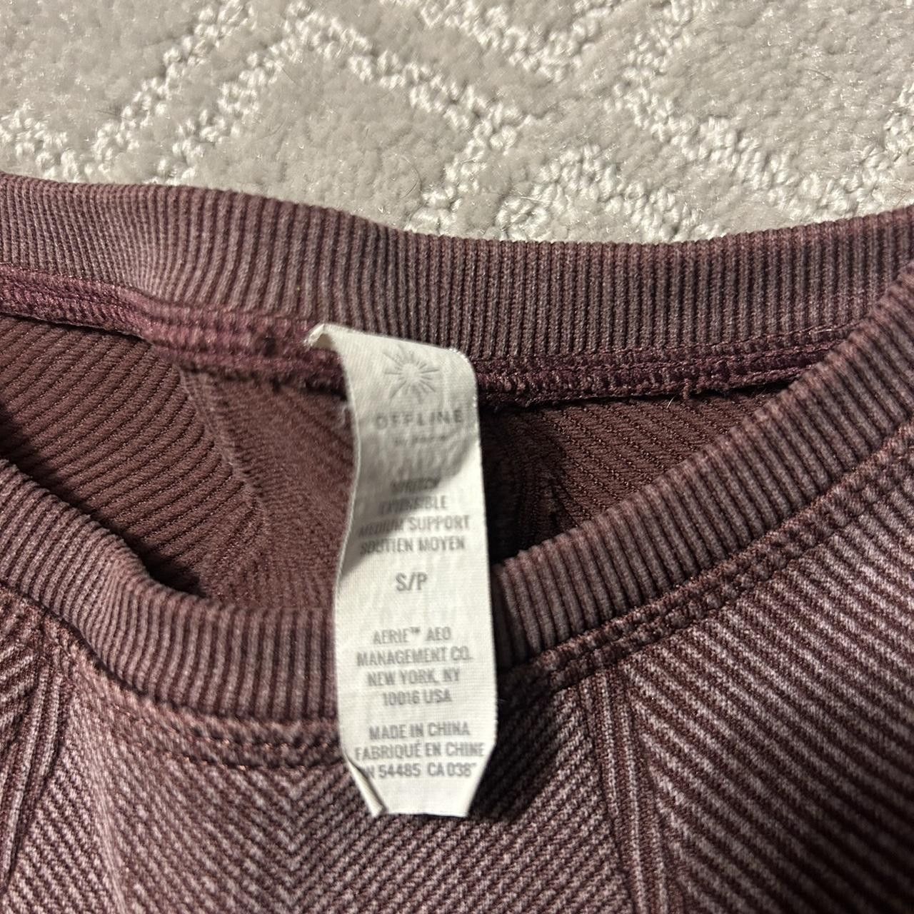 Other Aerie Burgundy Workout Tank Top Size S Size S / US 4 / IT 40 - 2 Thumbnail