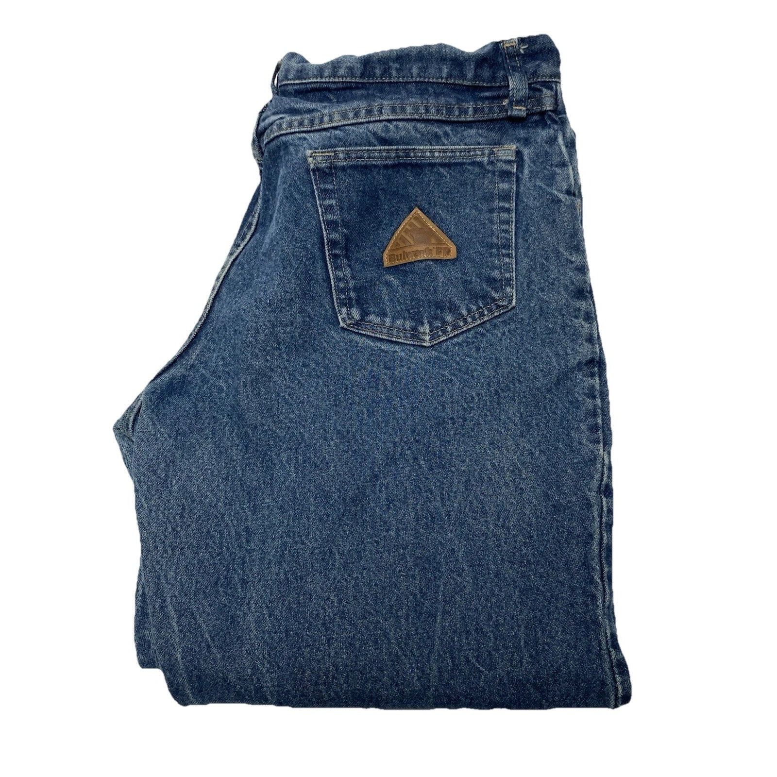 Bulwark Bulwark FR Jeans Mens Size 34x26 Blue Flame Resistant Denim Size US 34 / EU 50 - 1 Thumbnail