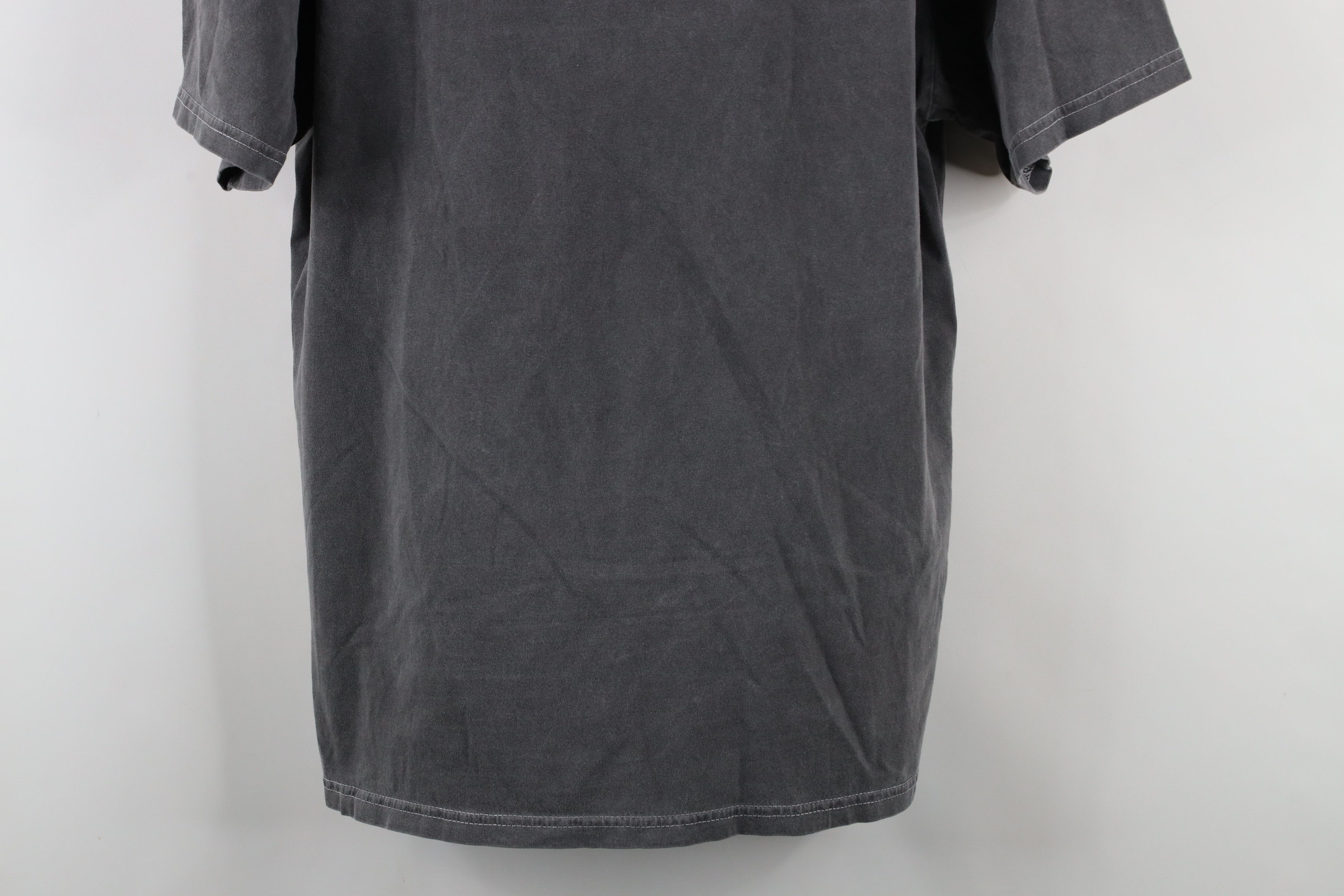 Vintage Vintage 90s Streetwear Stonewash Fit Blank T-Shirt Gray Size US M / EU 48-50 / 2 - 3 Thumbnail