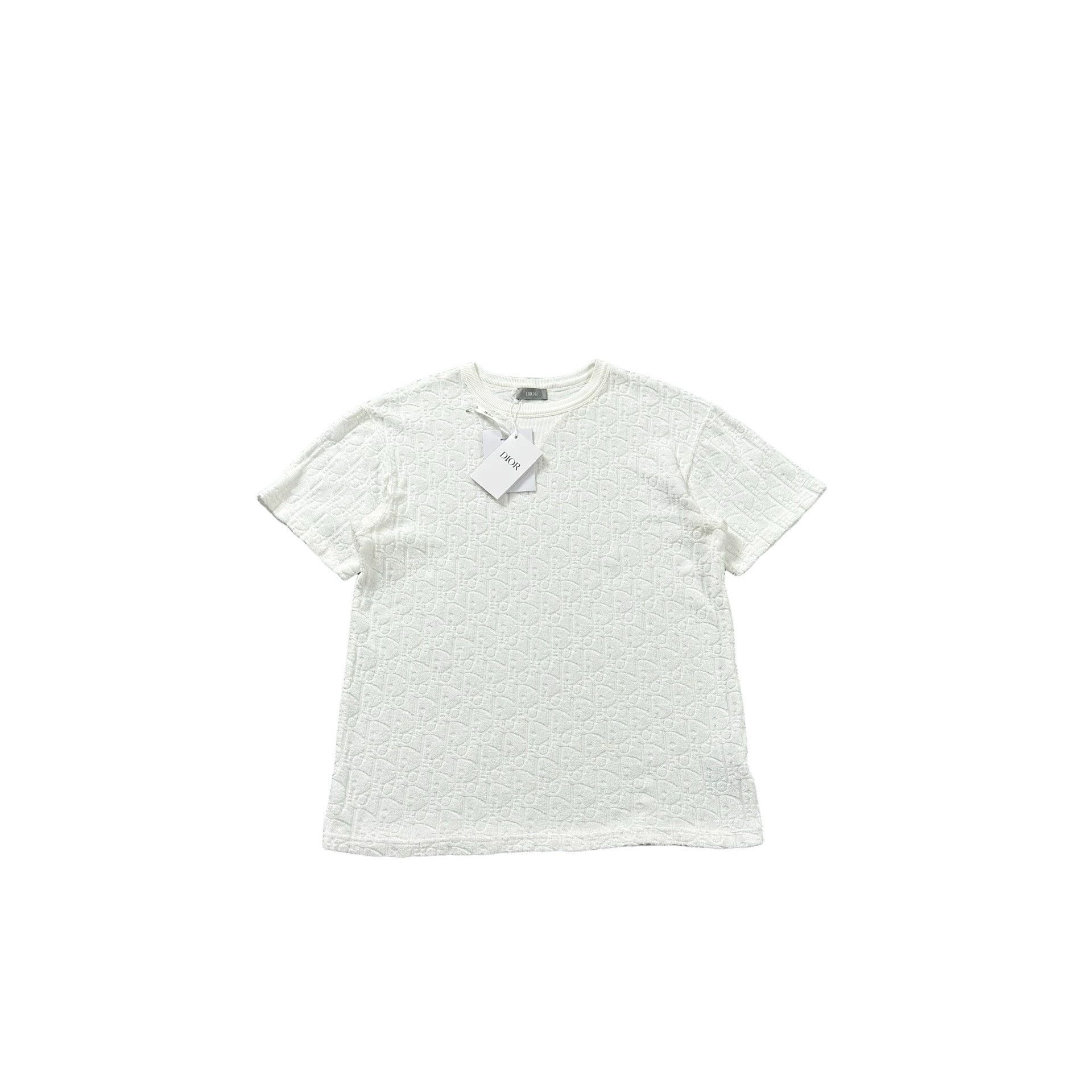 Dior Dior Towel Logo Short Sleeve T-Shirt Size XXS Size US XXS / EU 40 - 1 Thumbnail