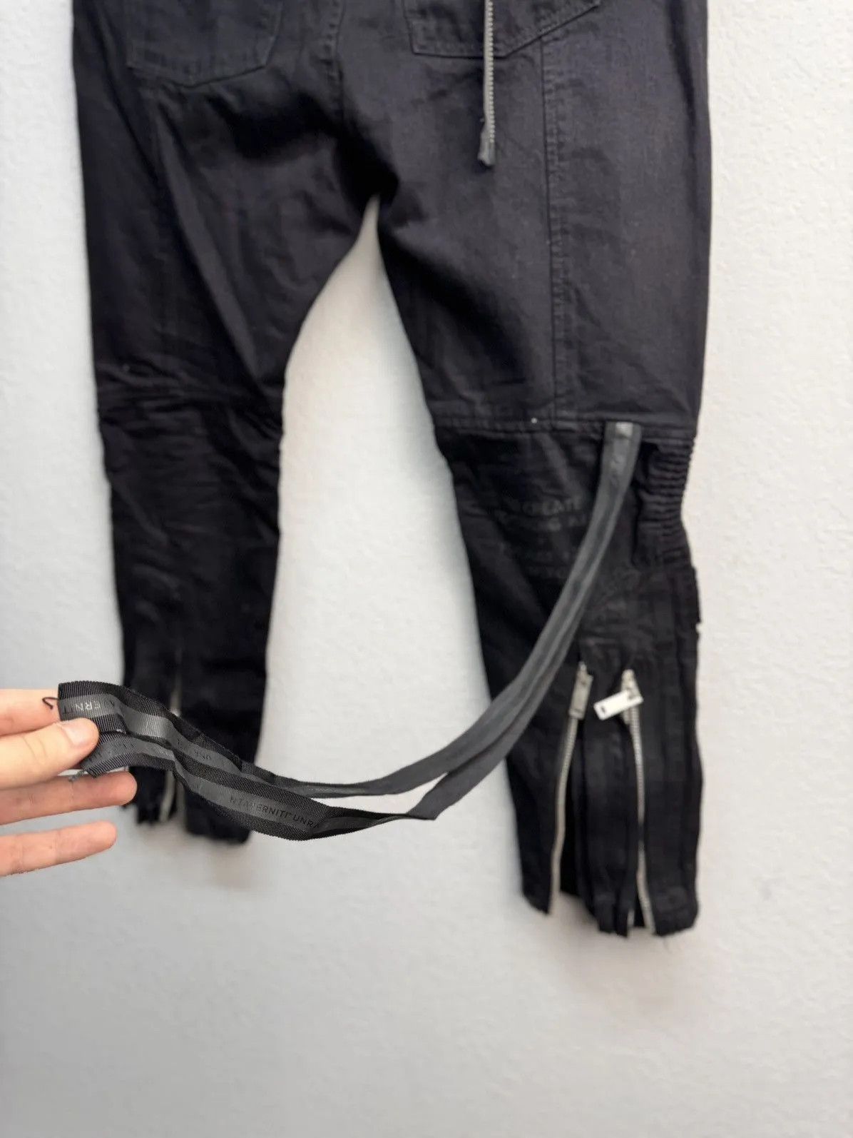 Rick Owens BEN TAVERNITI UNRAVEL PROJECT VINTAGE RICK OWENS MOTTO Size US 33 - 12 Thumbnail