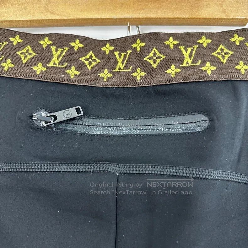 Louis Vuitton Louis Vuitton Black stretch five-point cycling pants Size US 36 / EU 52 - 5 Thumbnail