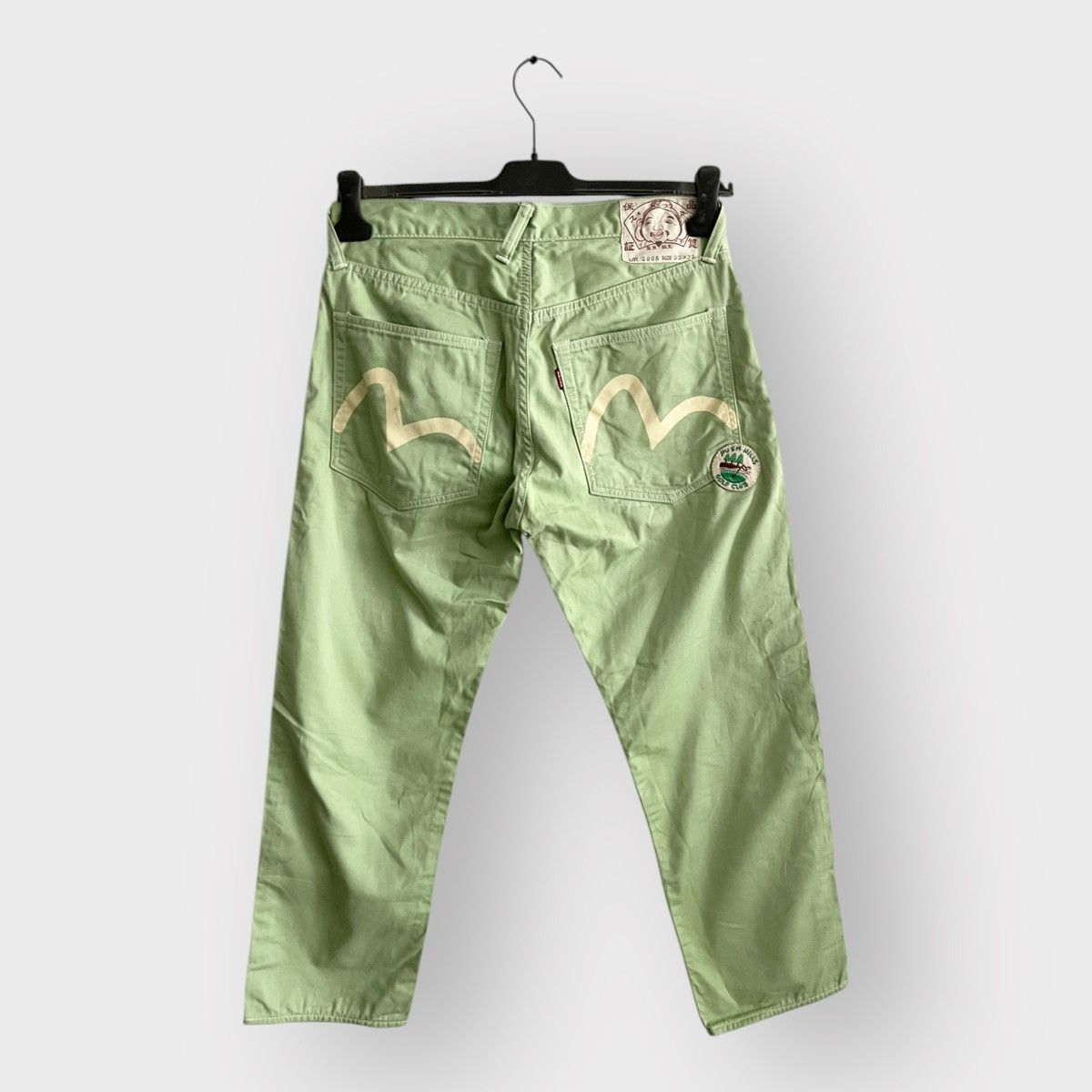 Evisu STEAL! 2005 Evisu Push Hills Golf Club Jumbo Logo Pants Size US 32 / EU 48 - 1 Thumbnail