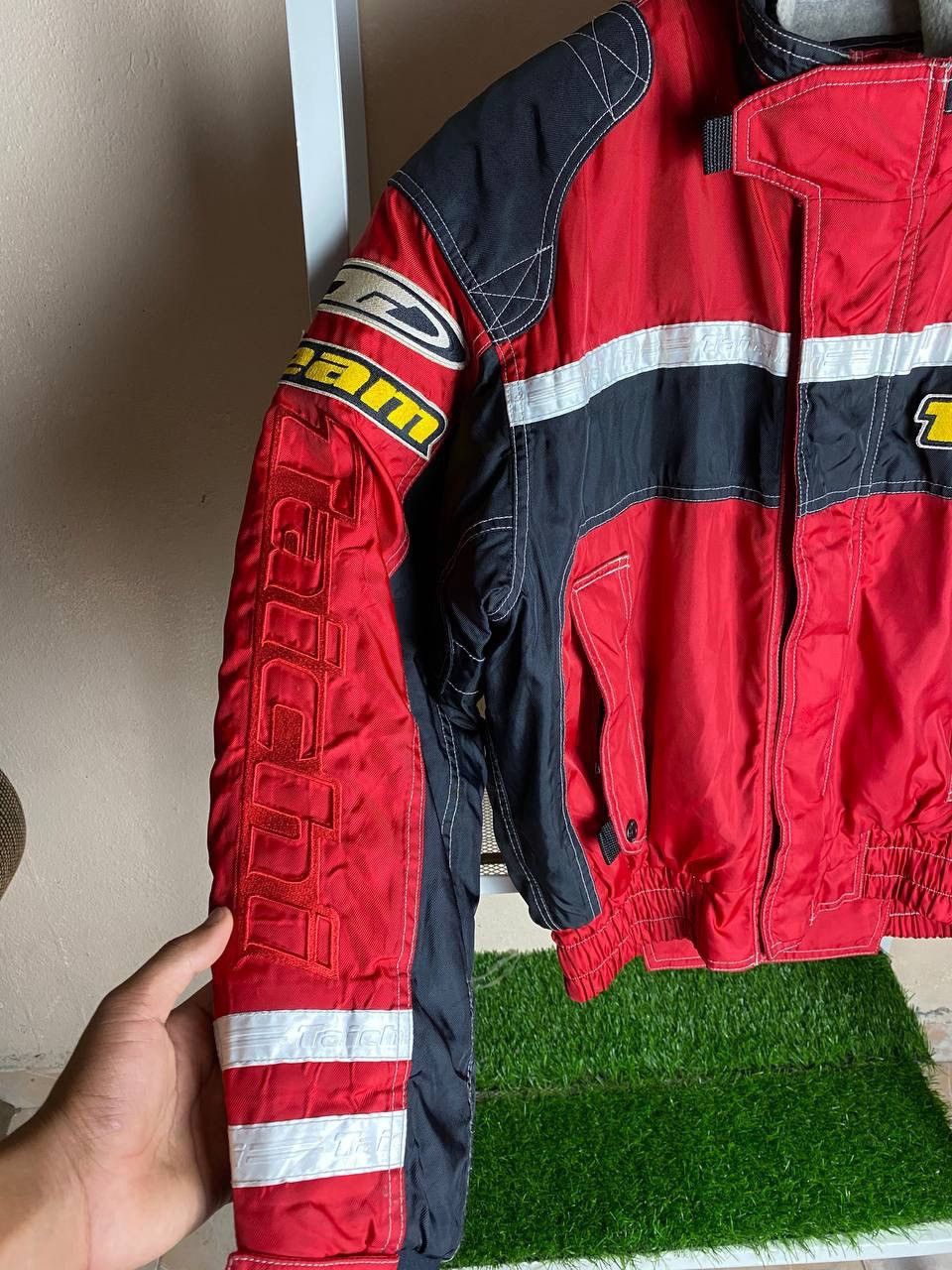 Japanese Brand × Taichi Murakami Vintage Taichi Racing Team Nylon Ride Jacket (Pit 22.5) Size US M / EU 48-50 / 2 - 5 Thumbnail