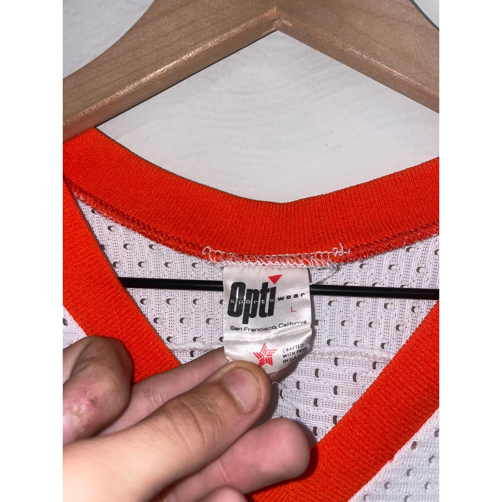 Vintage Vintage Opti Hockey Jersey Sportswear No Bull Shi #16 VTG L Size US L / EU 52-54 / 3 - 5 Thumbnail