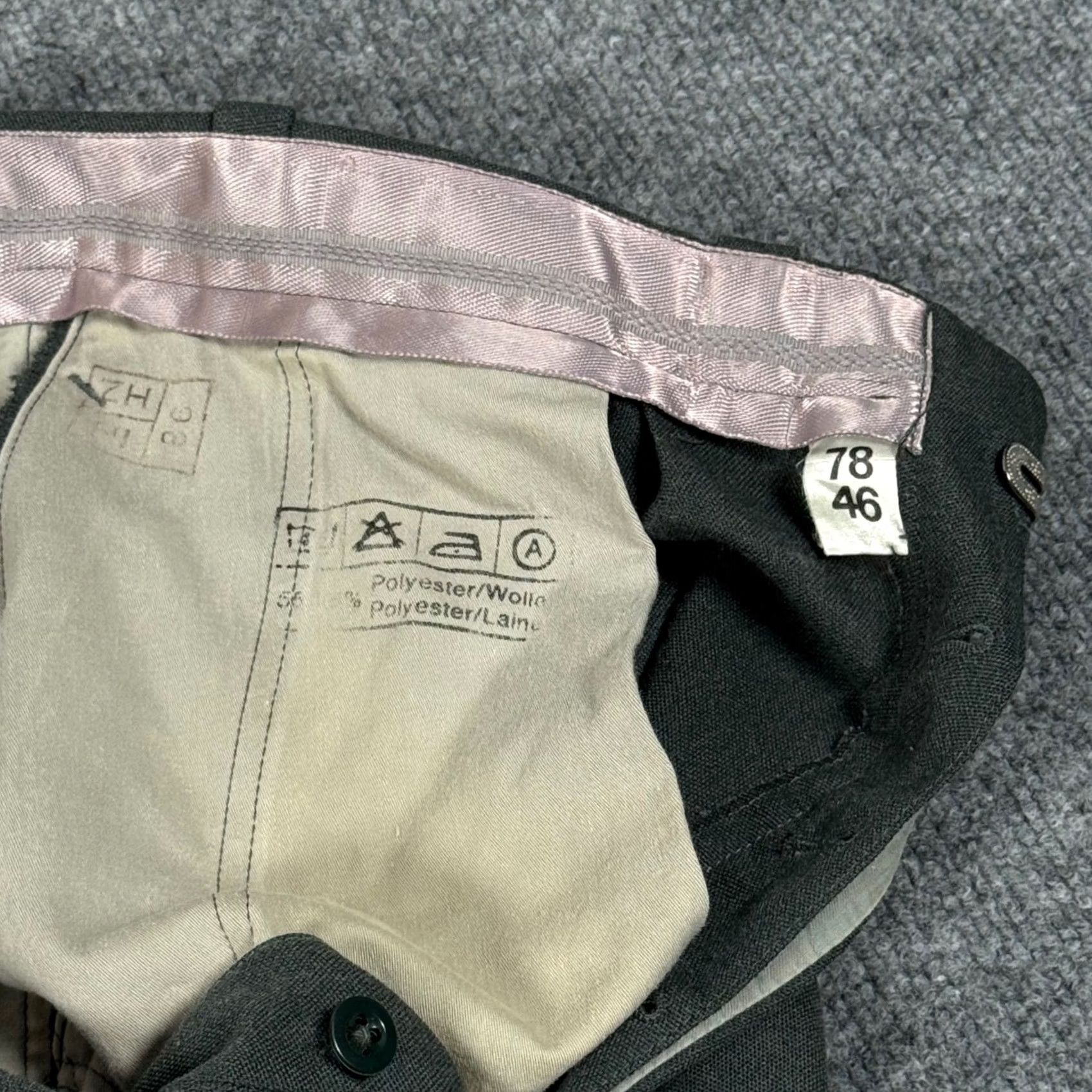 Vintage VINTAGE German Army Military Wool Blend Workwear Pants Trouser 35x31 Men Gray Wool Blend Size US 35 - 3 Thumbnail